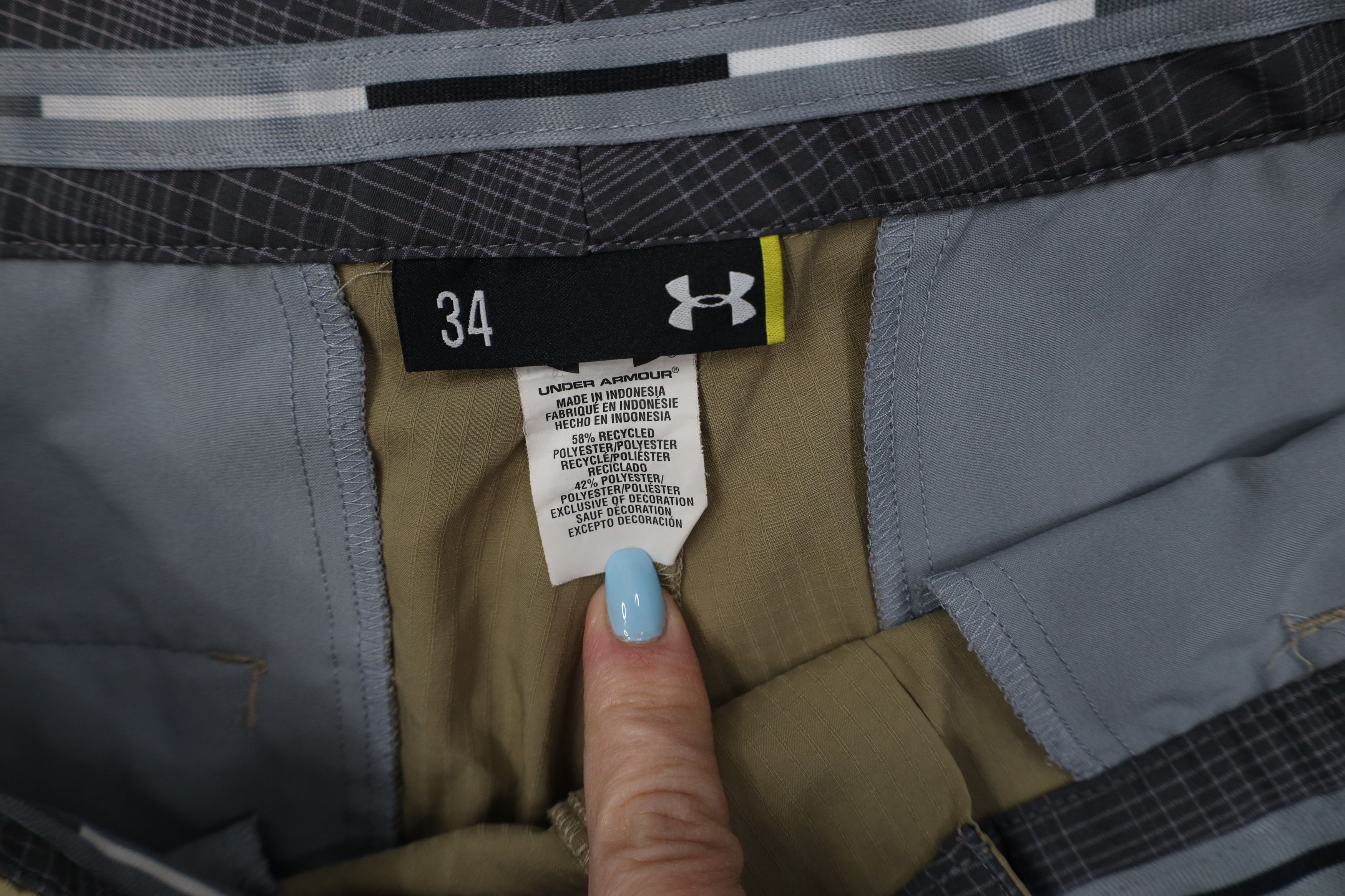Under Armour Under Armour Tactical Ripstop Cargo Shorts Beige Khaki Brown Size US 34 / EU 50 - 7 Thumbnail