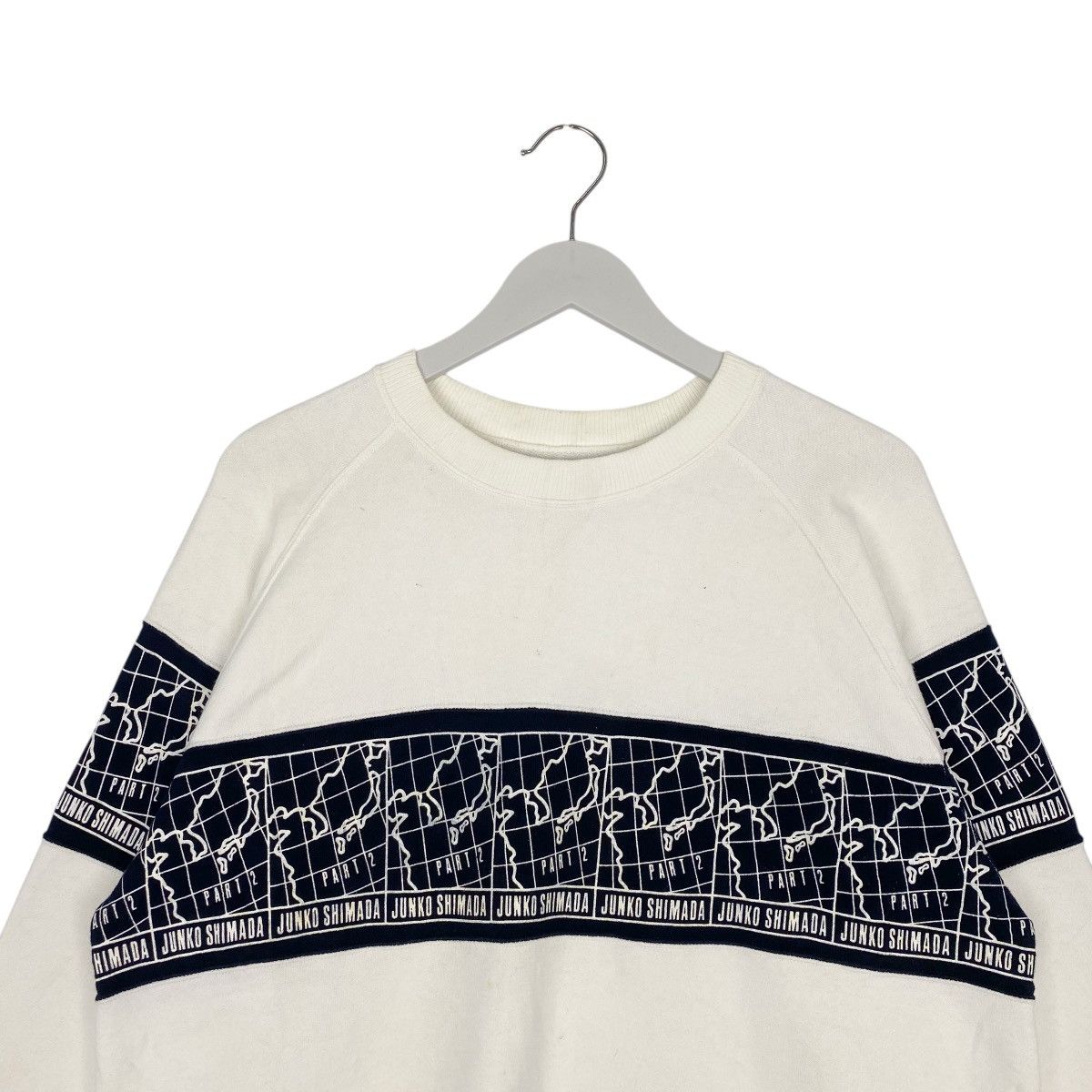 Other Vintage Junko Shimada Printed Crewneck Sweatshirt White Size US M / EU 48-50 / 2 - 4 Thumbnail