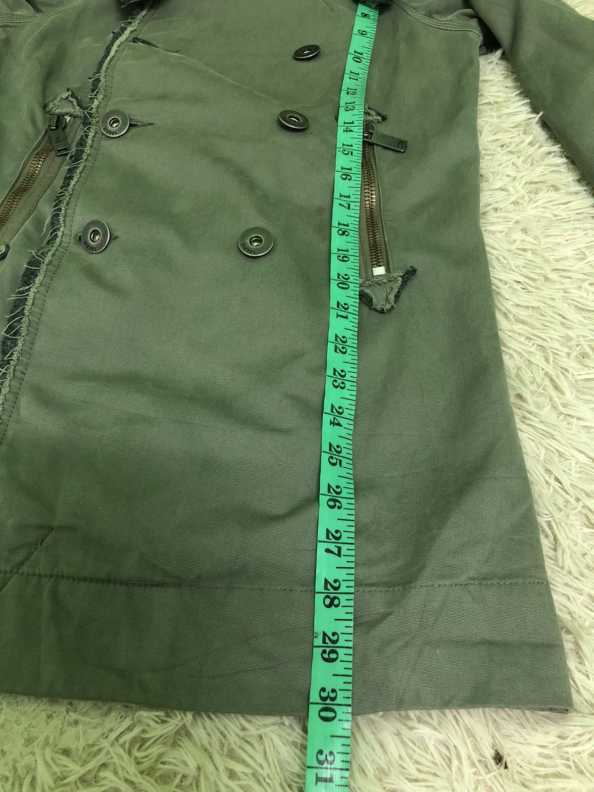 Diesel Rare Vintage Diesel Double-Breasted Chore Jacket Japan Punk Size US S / EU 44-46 / 1 - 12 Thumbnail