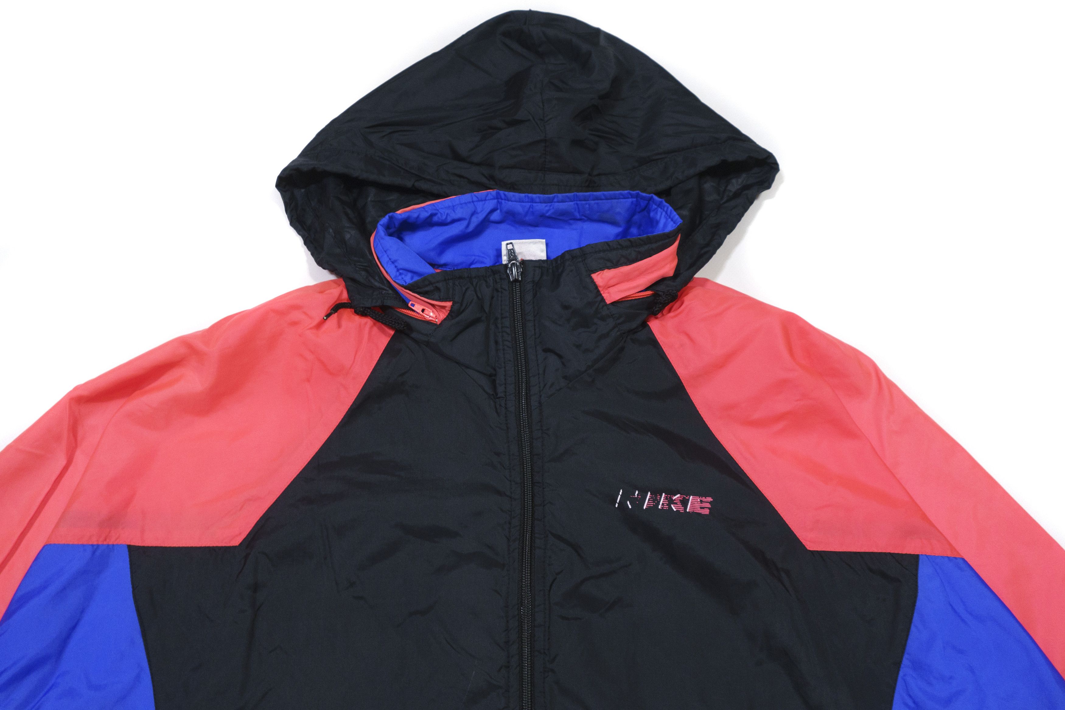 Nike 90S Multicolor Nylon Jacket Size US L / EU 52-54 / 3 - 3 Thumbnail