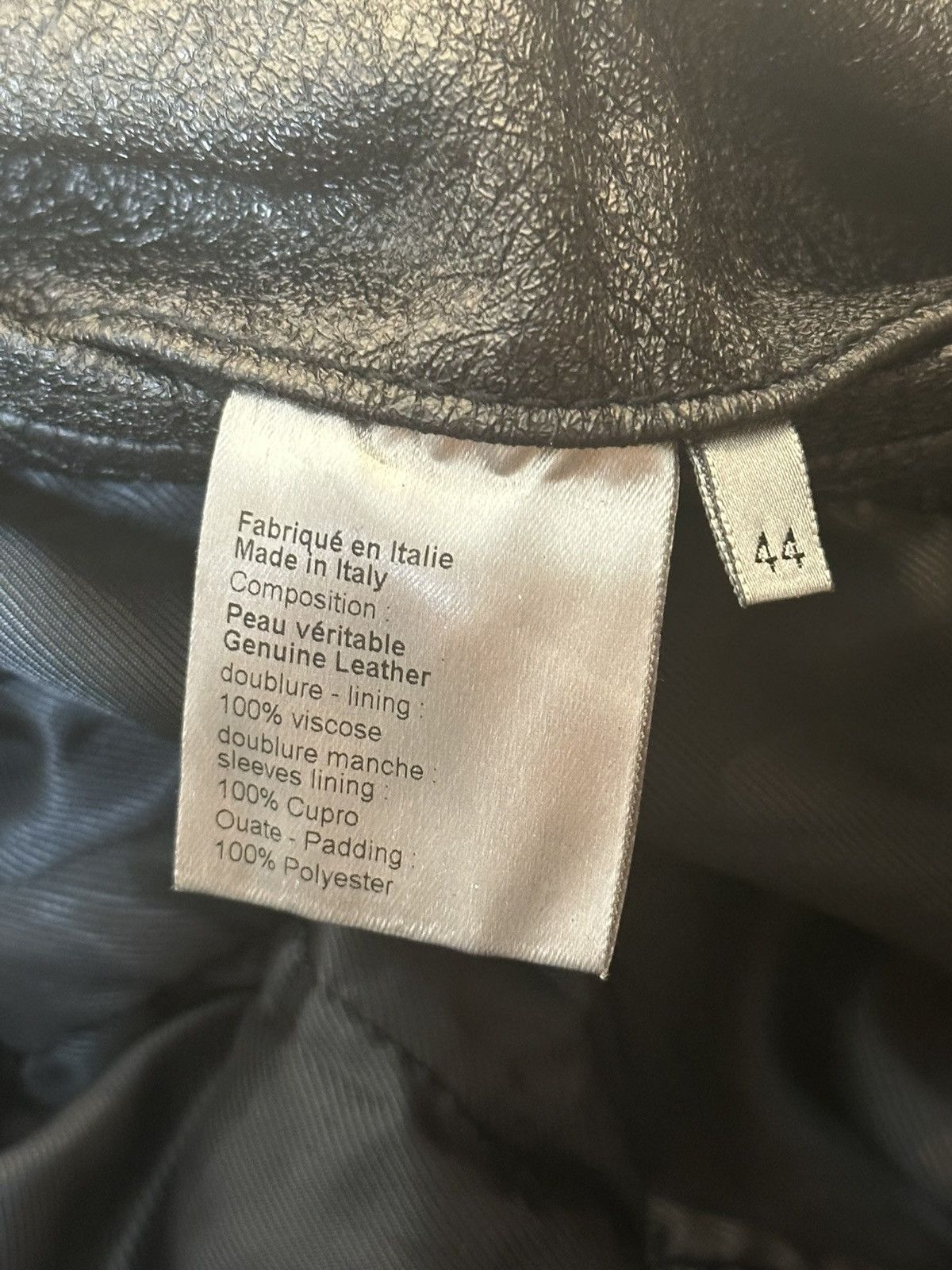 Dior × Hedi Slimane Dior Homme AW06 Blistered 4 Pocket Leather Jacket Size US S / EU 44-46 / 1 - 5 Thumbnail