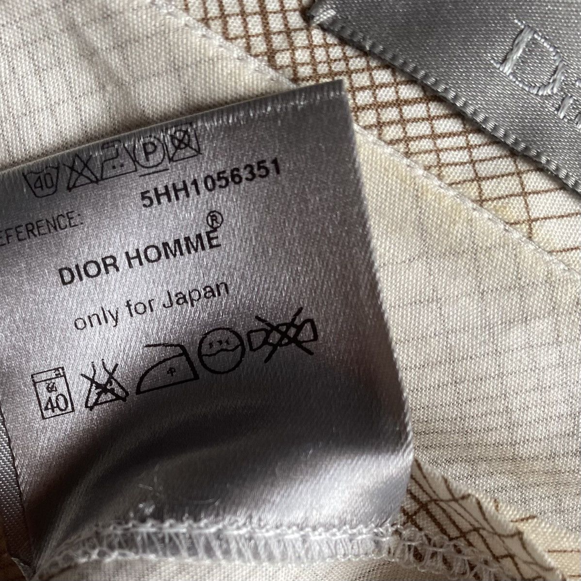 Dior Fall05 Eagle Embroidered Plaid Shirt Hedi Slimane Size US S / EU 44-46 / 1 - 7 Thumbnail