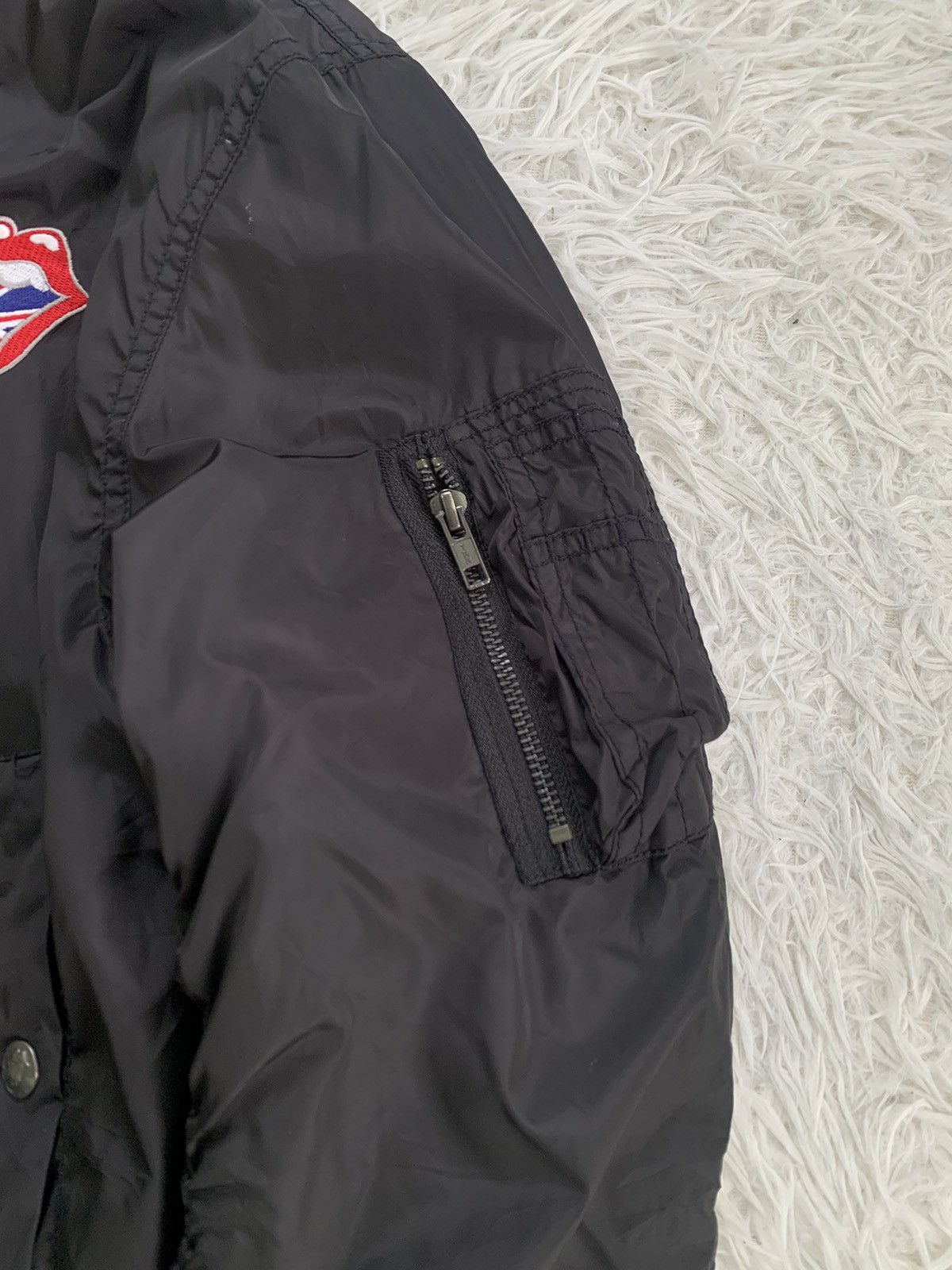 The Rolling Stones The Rolling Stones MA-1 Flight Bomber Jacket Size US M / EU 48-50 / 2 - 7 Thumbnail