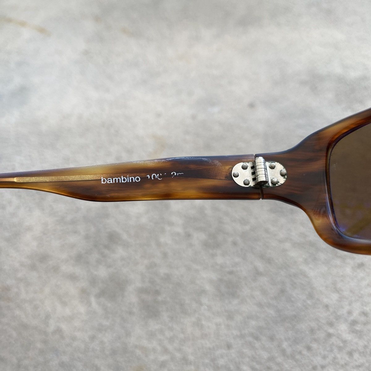 Designer × Vintage vintage Blinde Bambino Sunglasses browm tiger RARE logo Size ONE SIZE - 5 Thumbnail
