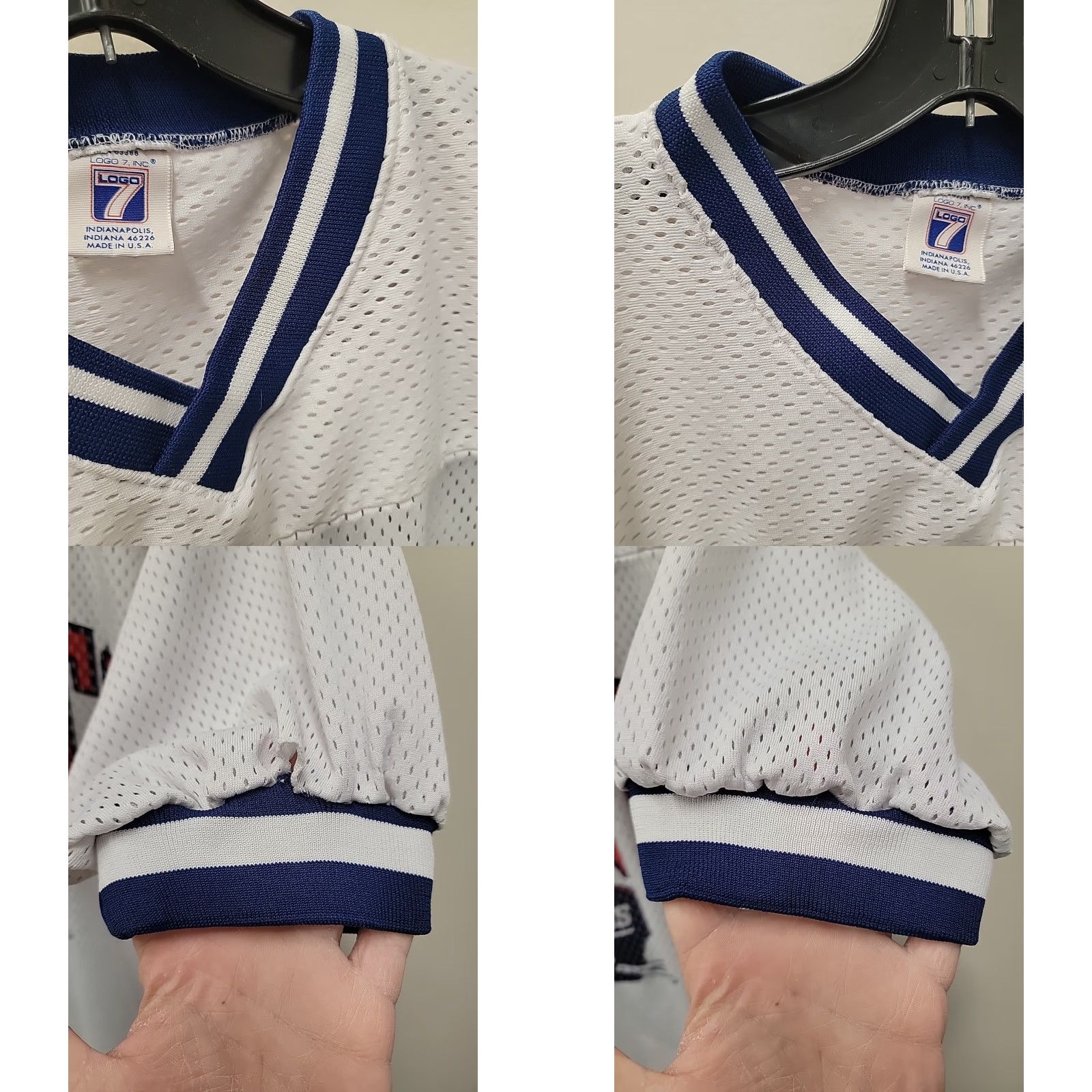 Logo 7 VINTAGE New York Giants Jersey Mens XL Logo 7 White Football Jersey Logo 7 Mens XL Boys? Size US XL / EU 56 / 4 - 8 Thumbnail