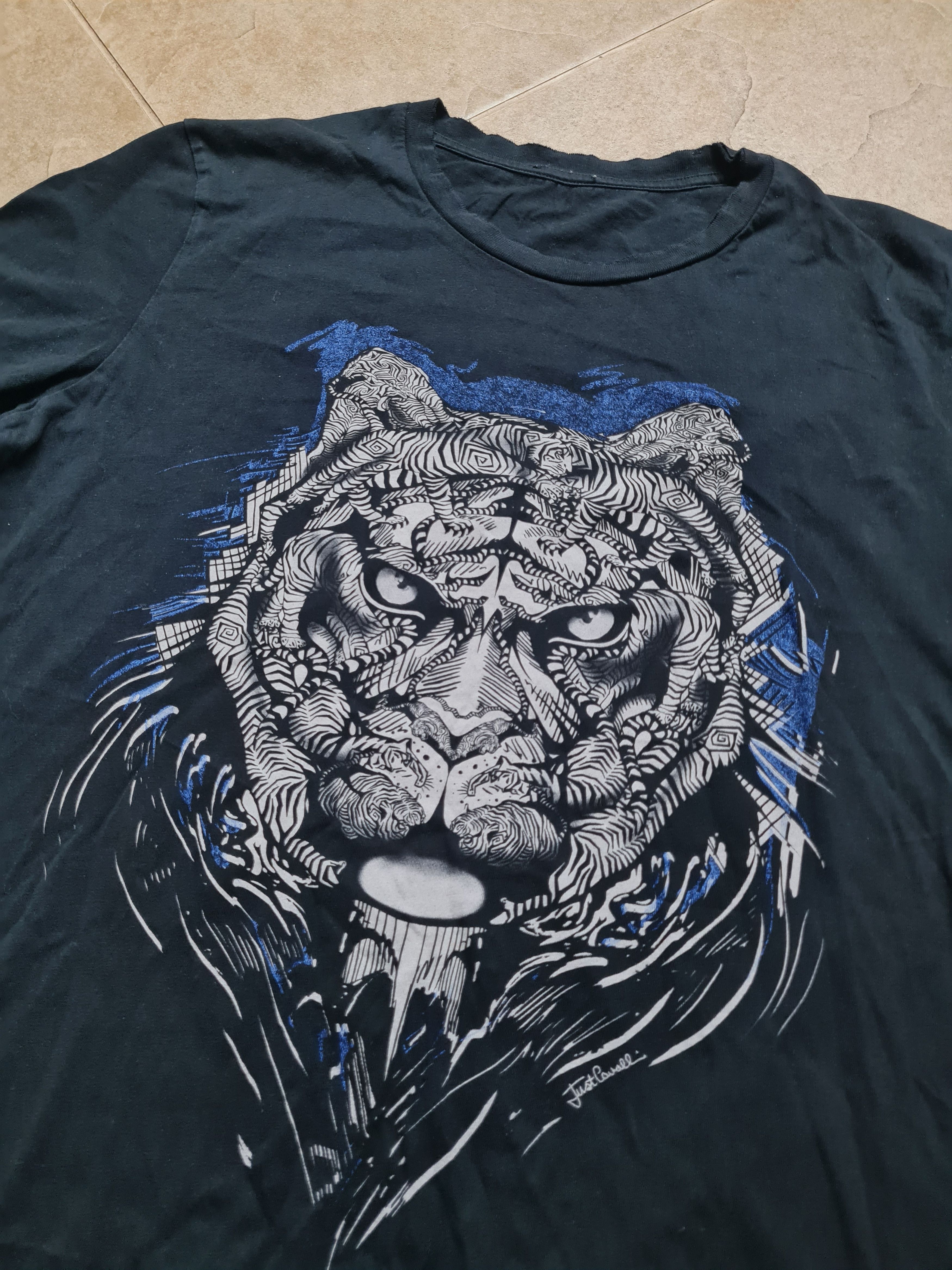 Just Cavalli Just Cavalli Lion Animal Big Logo print tee shirt size M Size US M / EU 48-50 / 2 - 12 Thumbnail
