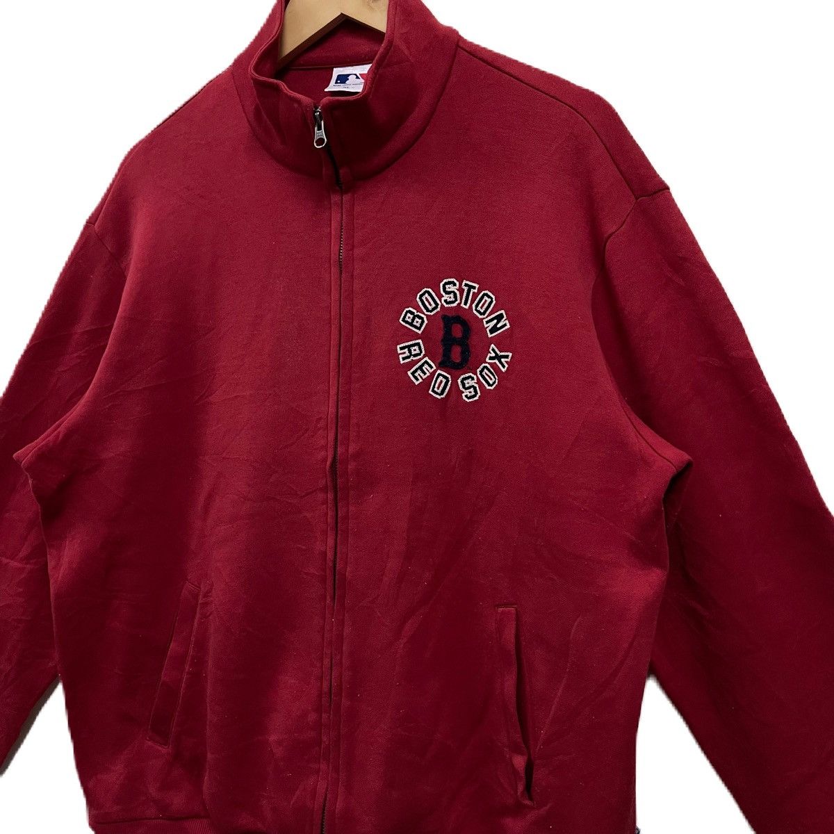 MLB Vintage boston red sox MLB zipper sweater Size US XL / EU 56 / 4 - 2 Thumbnail