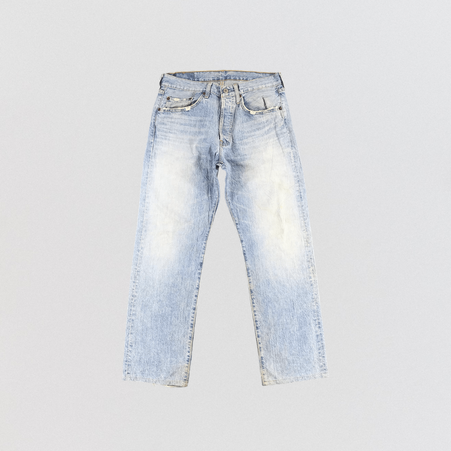Levi's Vintage 90s Light Wash Levis 501 Jeans-JM1914 Size US 32 / EU 48 - 1 Thumbnail