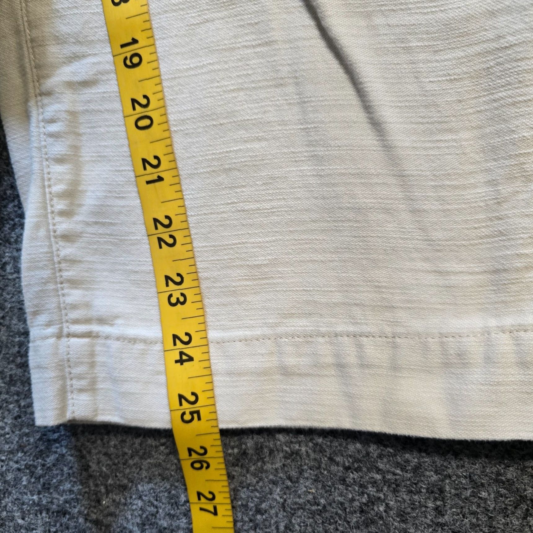 J.Crew J. Crew Pants Womens Size 12 Beige Wide-Leg Cropped Cotton Belted Casual Capsule Shirt? Size 34" / US 12 / IT 48 - 7 Thumbnail