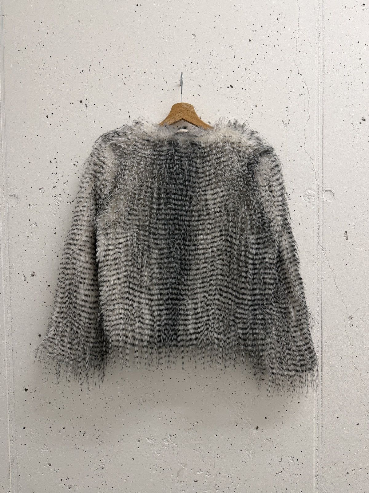 plein sud Plein Sud Faux Fur Cropped Jacket Size S / US 4 / IT 40 - 6 Thumbnail