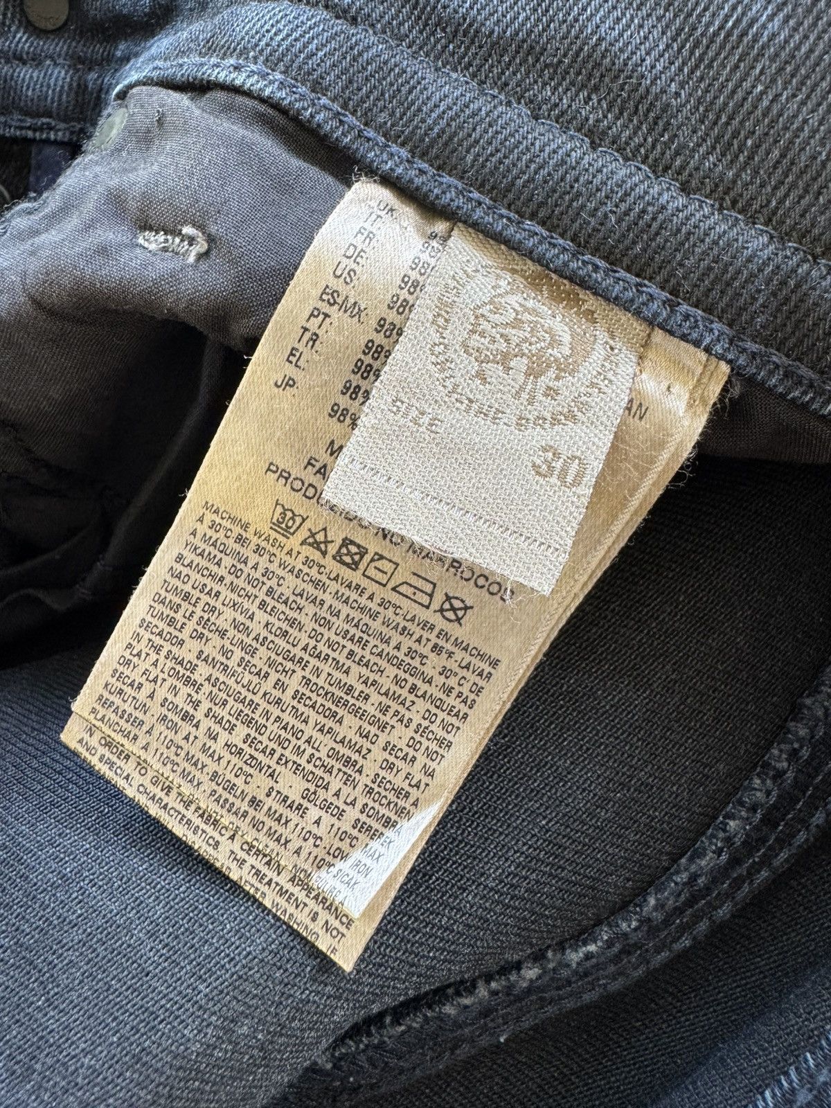 Diesel Diesel darkblue Jeans Size US 30 / EU 46 - 9 Thumbnail