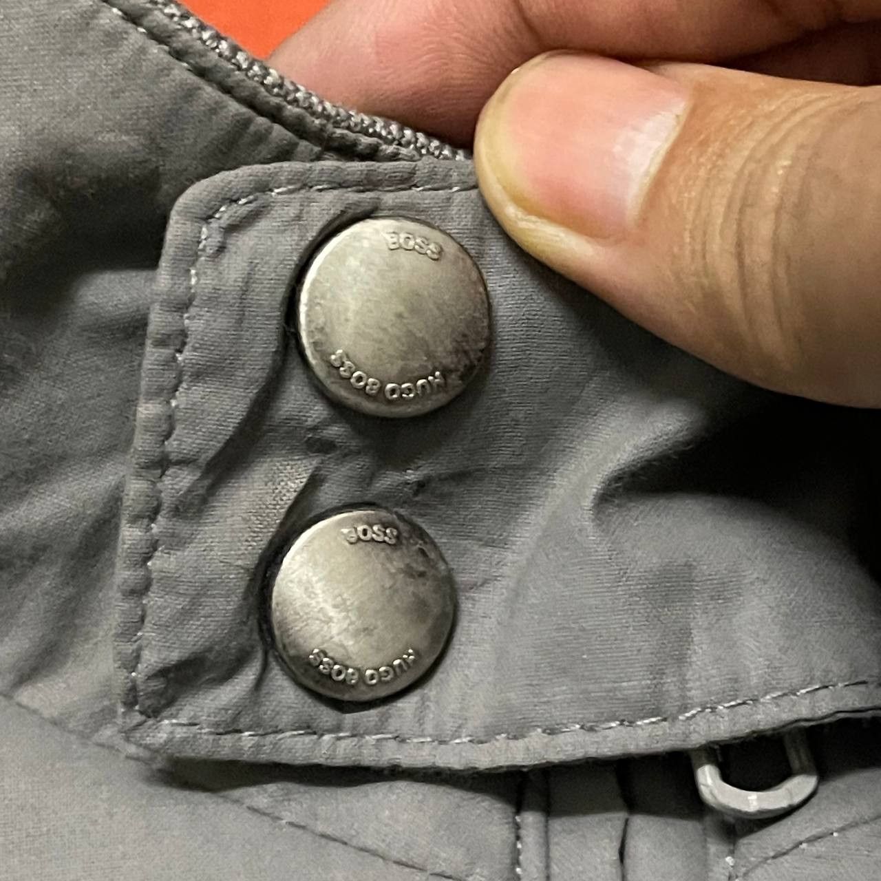 Hugo Boss Vintage Hugo Boss Bomber Jacket Reversible Size US L / EU 52-54 / 3 - 13 Thumbnail