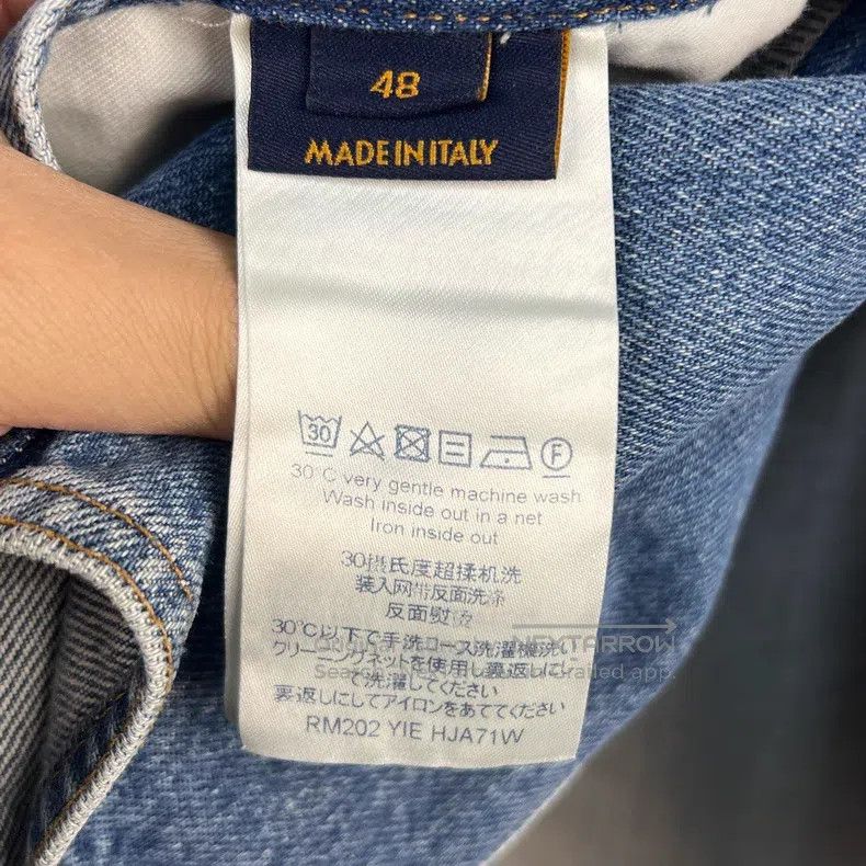 Louis Vuitton Louis Vuitton Full print gradient presbyopic logo denim ja Size US M / EU 48-50 / 2 - 4 Thumbnail