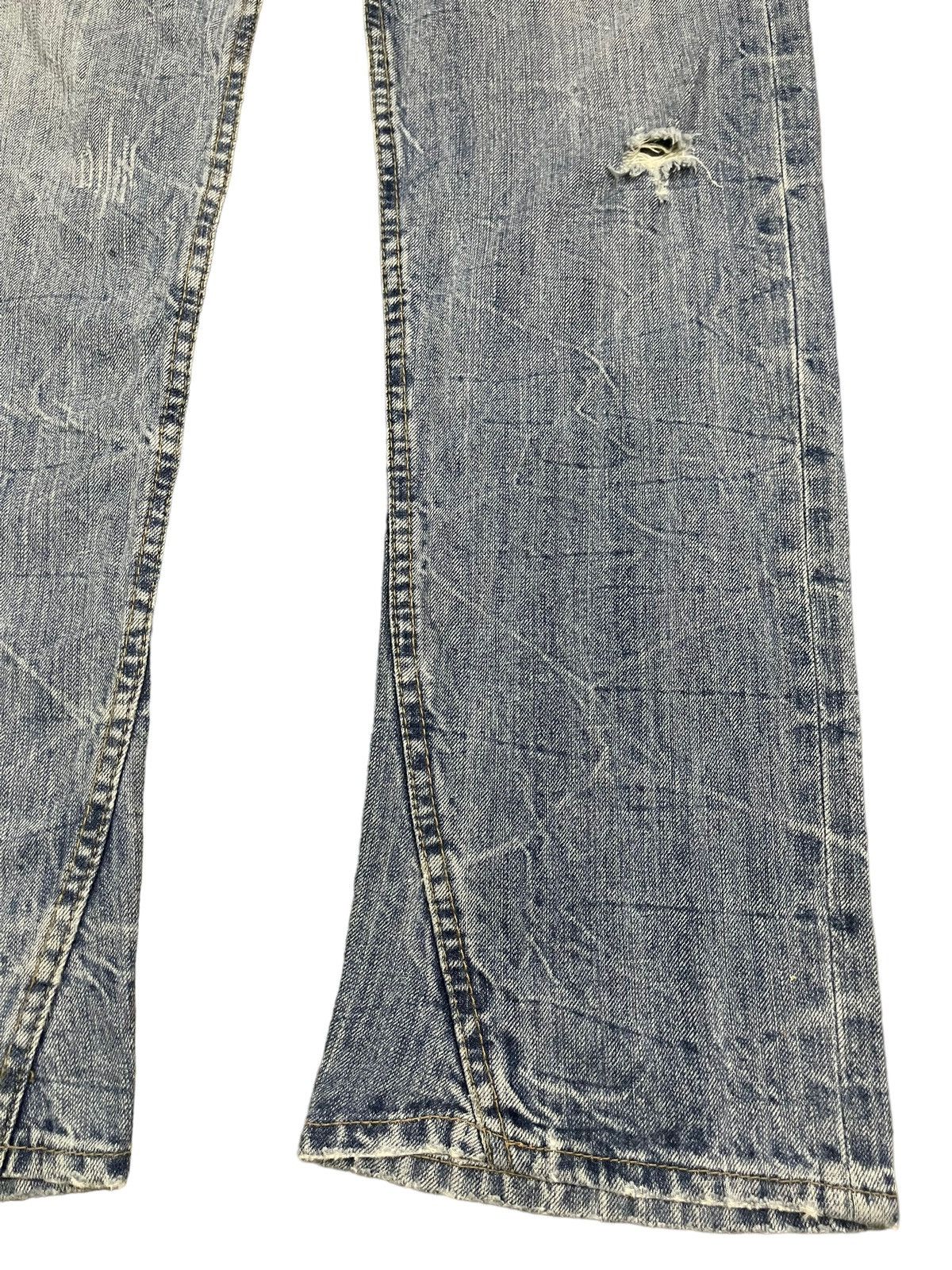 14th Addiction Vintage Japanese Brand Blue Wash Style Baggy Jeans Size US 32 / EU 48 - 6 Thumbnail