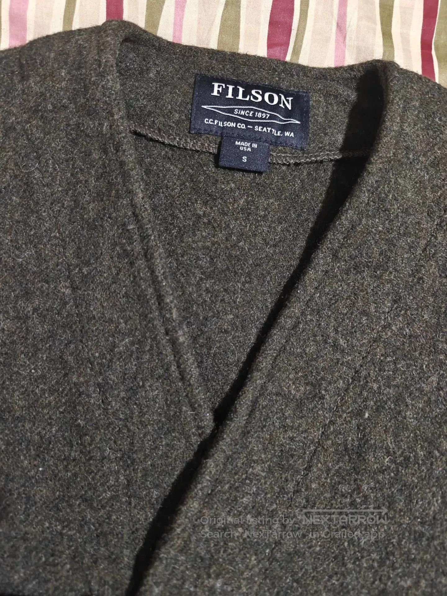 Filson Filson 24OZ Wool Western V-Neck Vest. Size US S / EU 44-46 / 1 - 4 Thumbnail