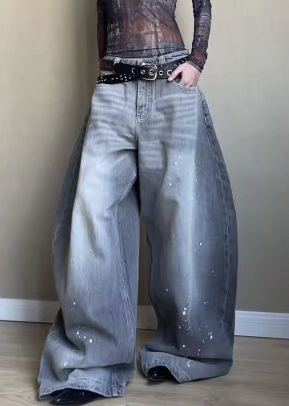 Japanese Brand × Vintage Vintage Washed Machete Wide Leg Jean Size 27" / US 4 / IT 40 - 2 Thumbnail