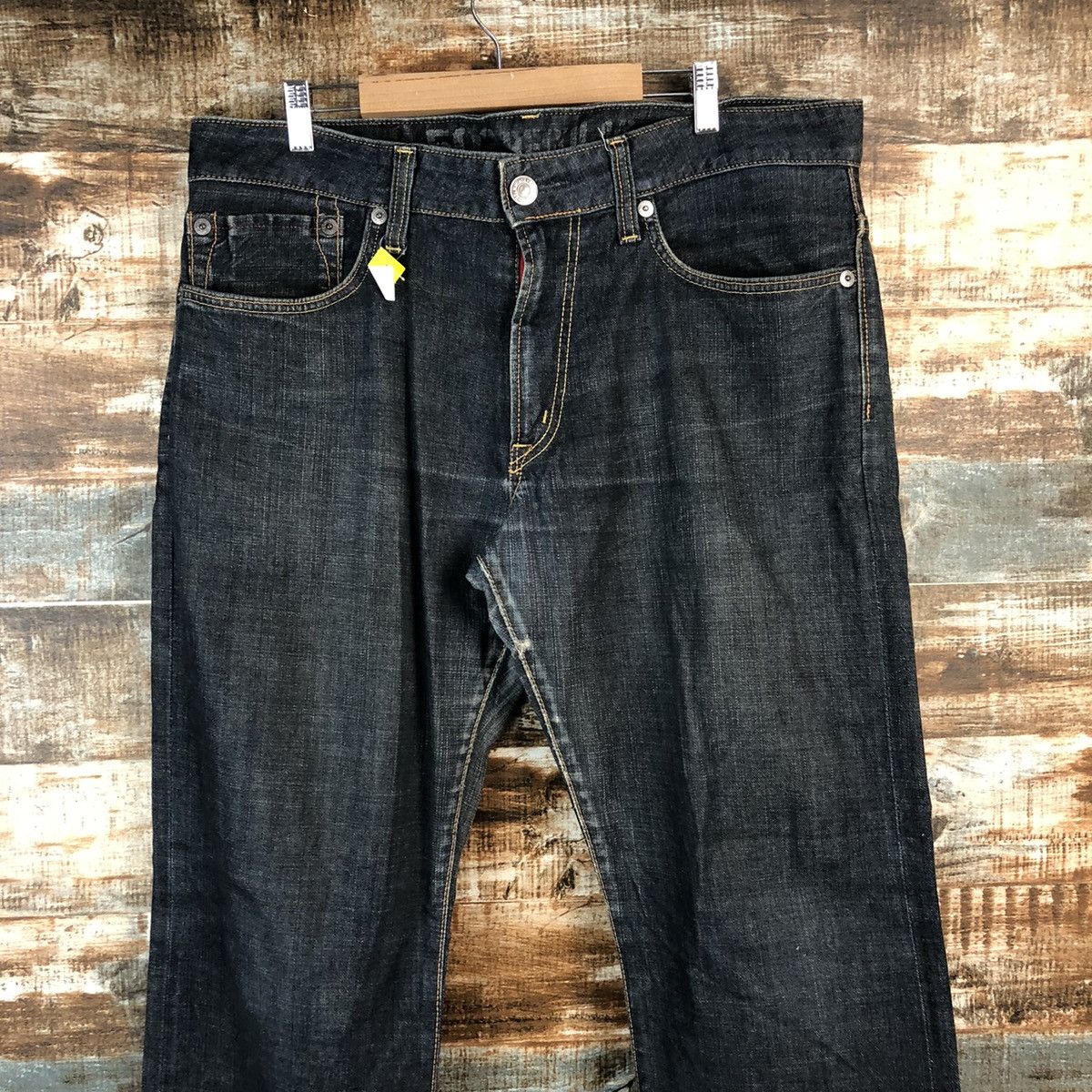 Edwin DL Edwin Blue Trip 503 Black Denim Pants #C187 Size US 36 / EU 52 - 4 Thumbnail