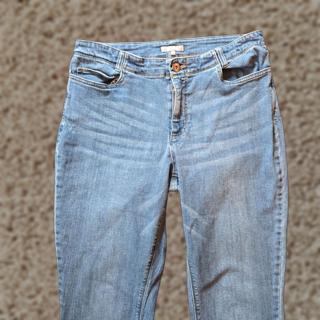 Habitat Habitat Jeans Womens Size 10 Blue Straight Boot Cut Stretch Casual Capsule Basic Jeans Size 32" / US 10 / IT 46 - 1 Thumbnail