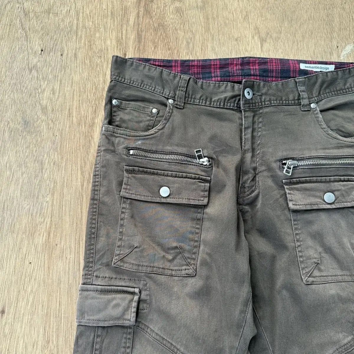 14th Addiction SEMATIC DESIGN JAPANESE MULTIPOCKET BONDAGE VERY RARE PANTS Size US 32 / EU 48 - 3 Thumbnail