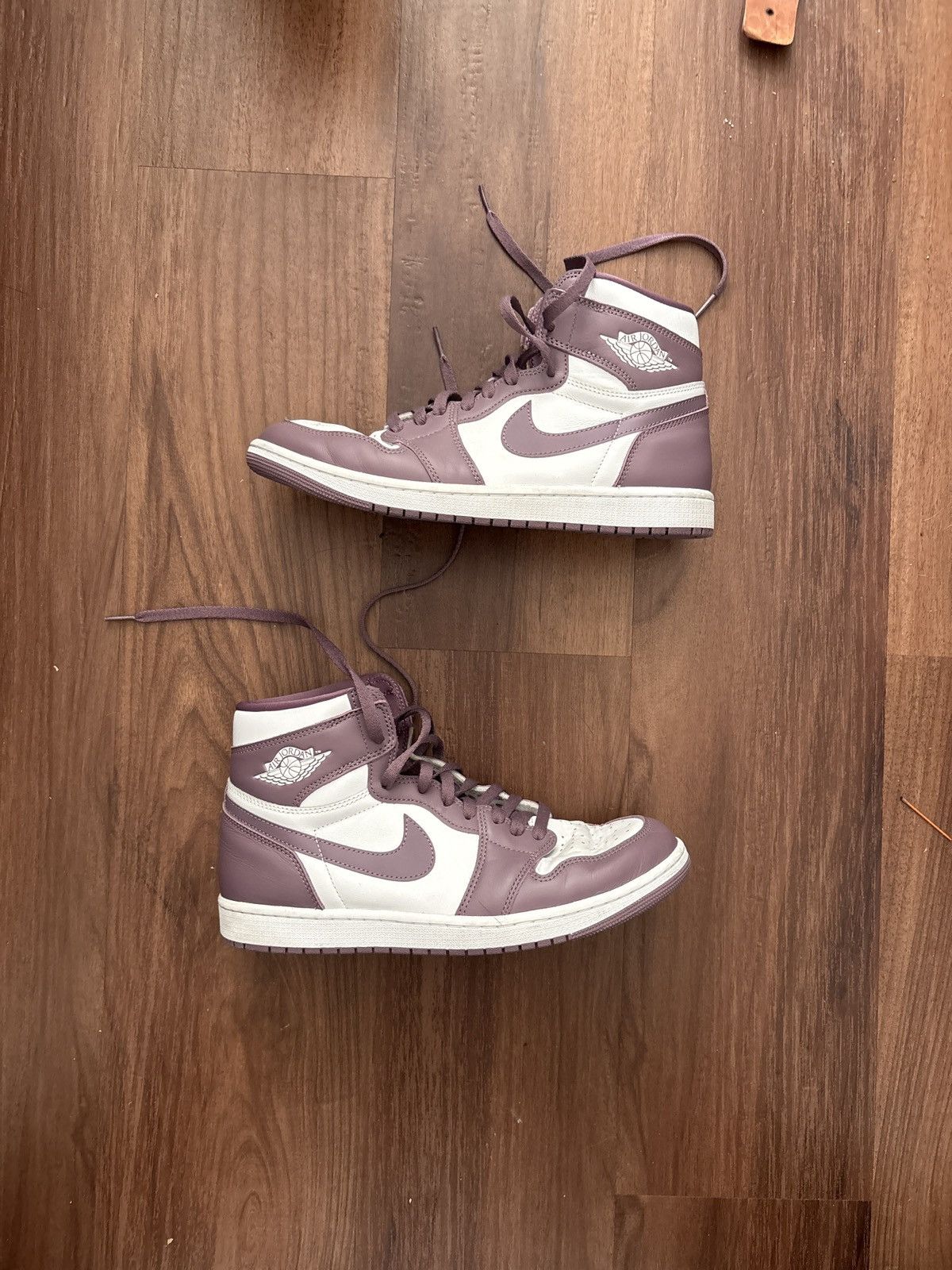 Jordan Brand AIR JORDAN 1 (WHITE, & PURPLE) Size US 11 / EU 44 - 2 Thumbnail