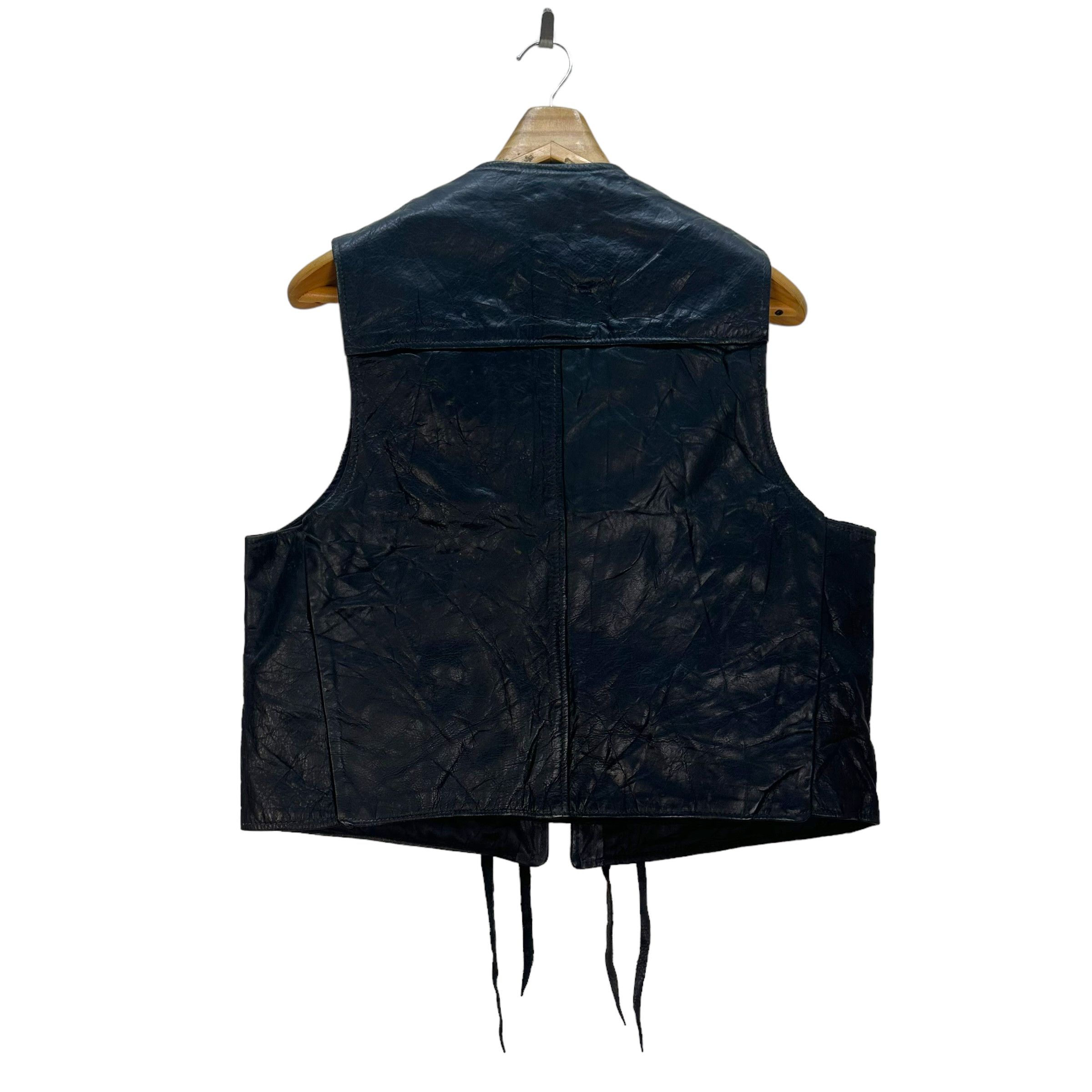 Leather RARE🔥 SCHOTT NYC SPORTWEAR LEATHER VEST #8500 Size US L / EU 52-54 / 3 - 9 Thumbnail
