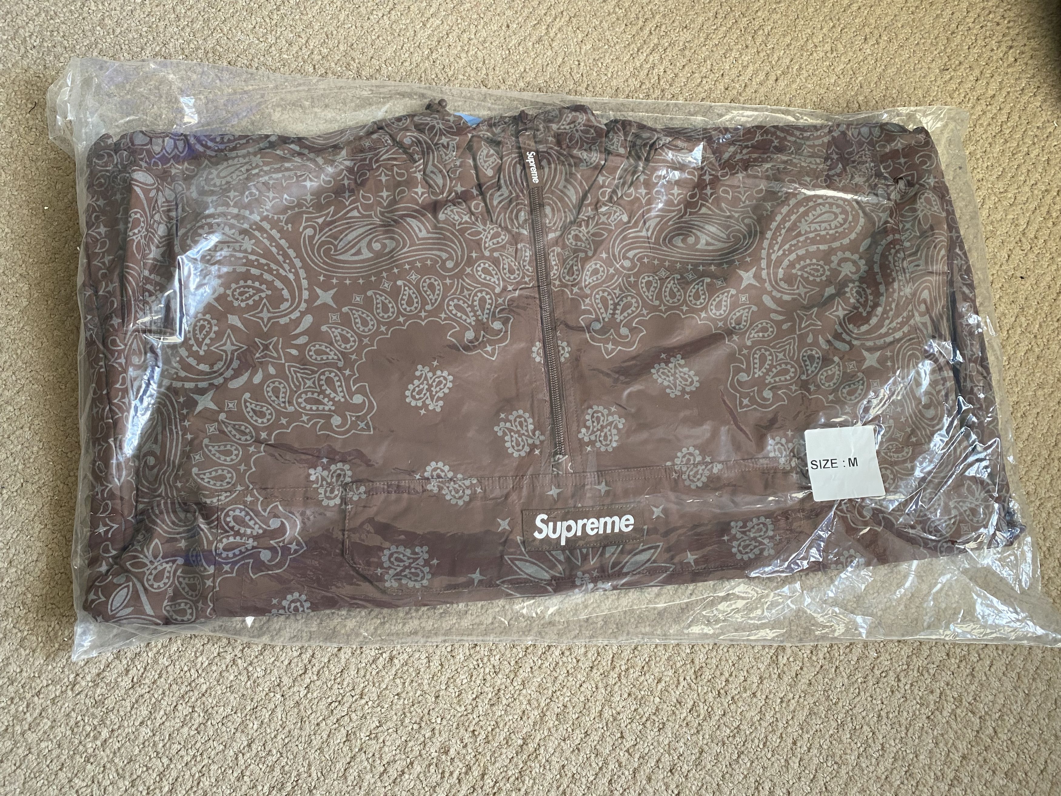 Supreme Supreme Reflective Bandana Anorak | Grailed
