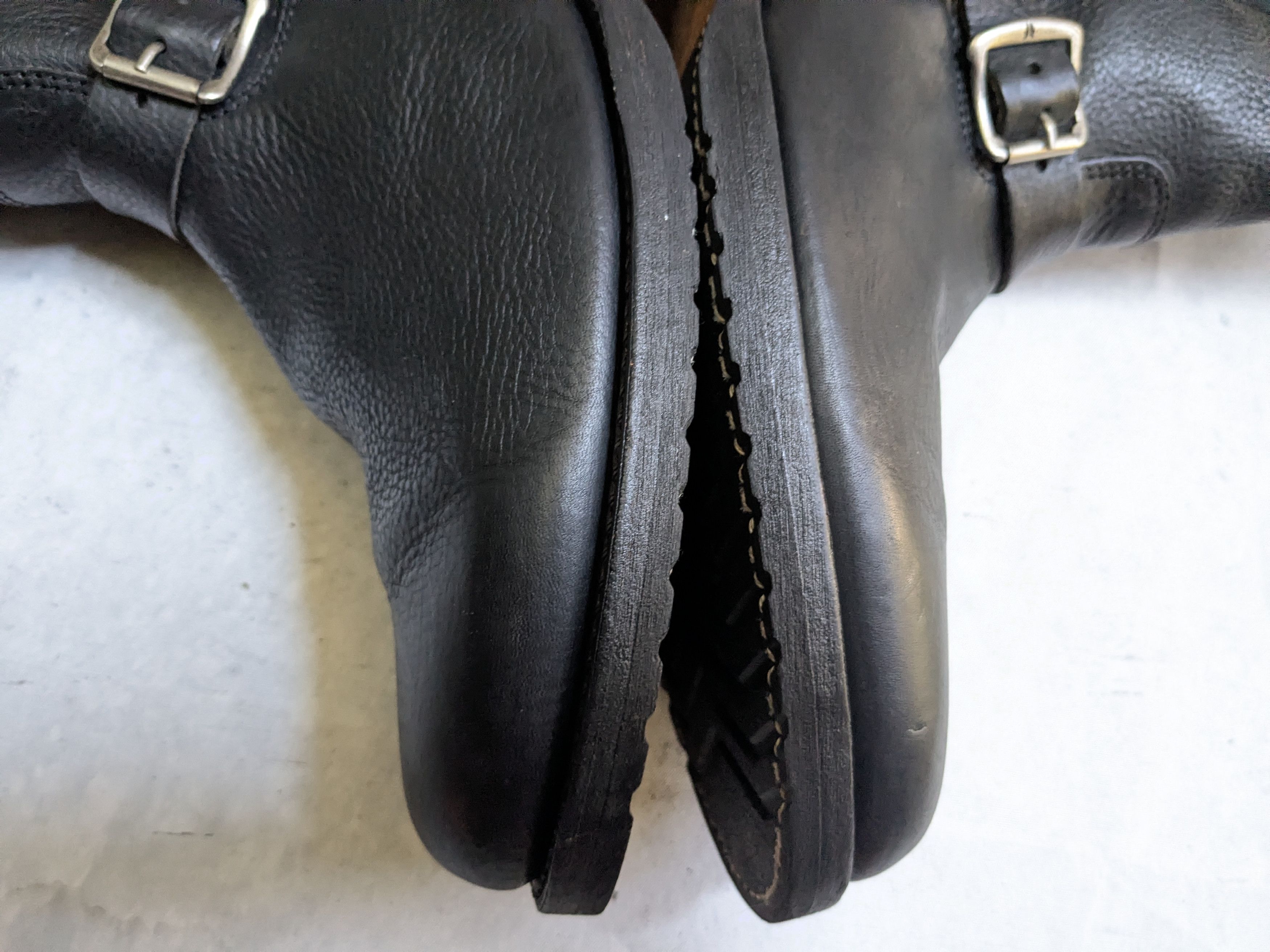 Frye Frye Engineer Boots Black 13 M Leather Buckle Strap USA Size US 13 / EU 46 - 8 Thumbnail
