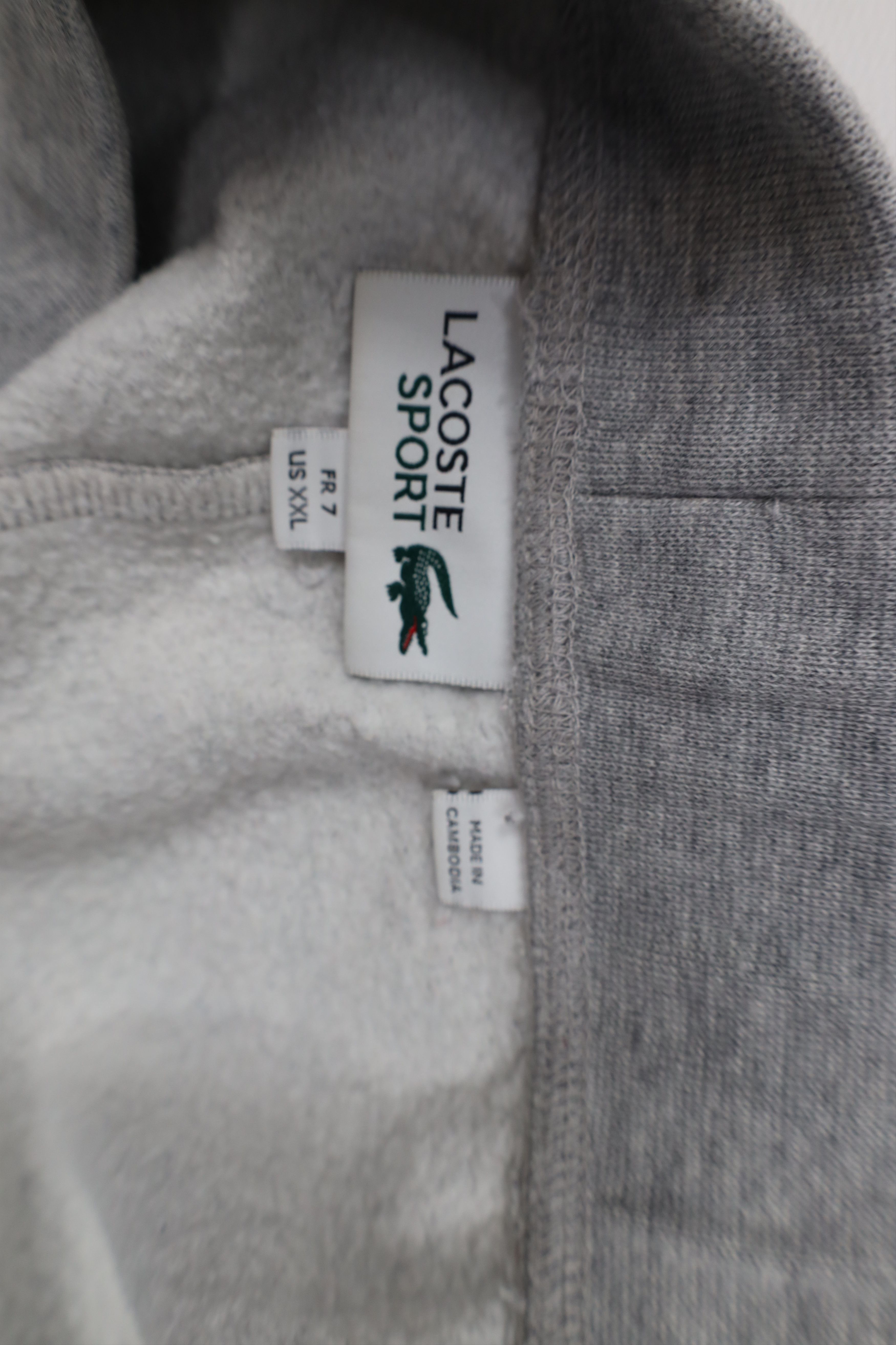 Lacoste × Vintage Lacoste Sport Out Croc Logo Above Knee Sweatpants Shorts Size US 38 / EU 54 - 7 Thumbnail