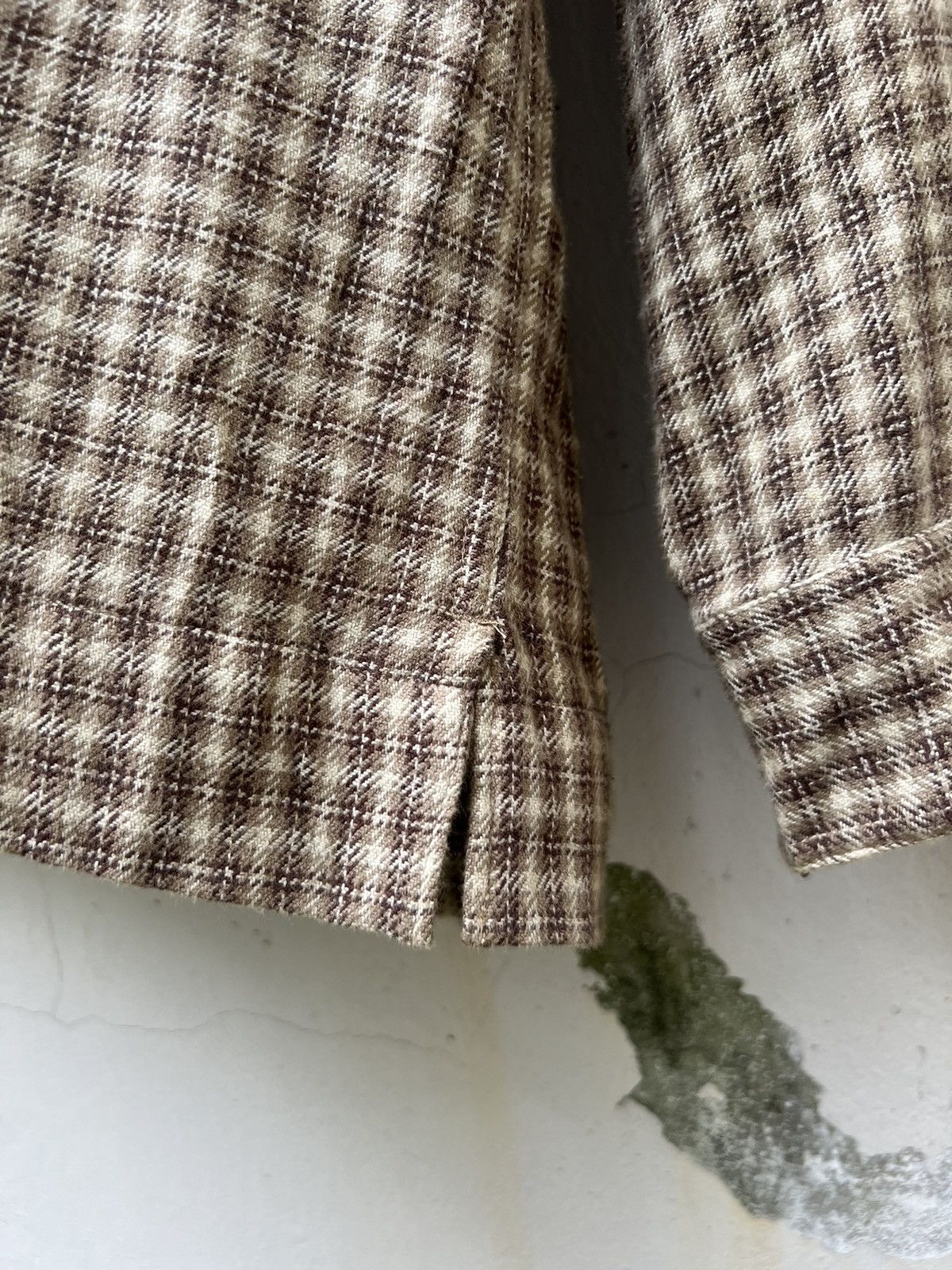 Girl Skateboards × Vintage Vintage 90s Bitch Skateboards Checkered Flannel Jacket Shirt Size US M / EU 48-50 / 2 - 9 Thumbnail