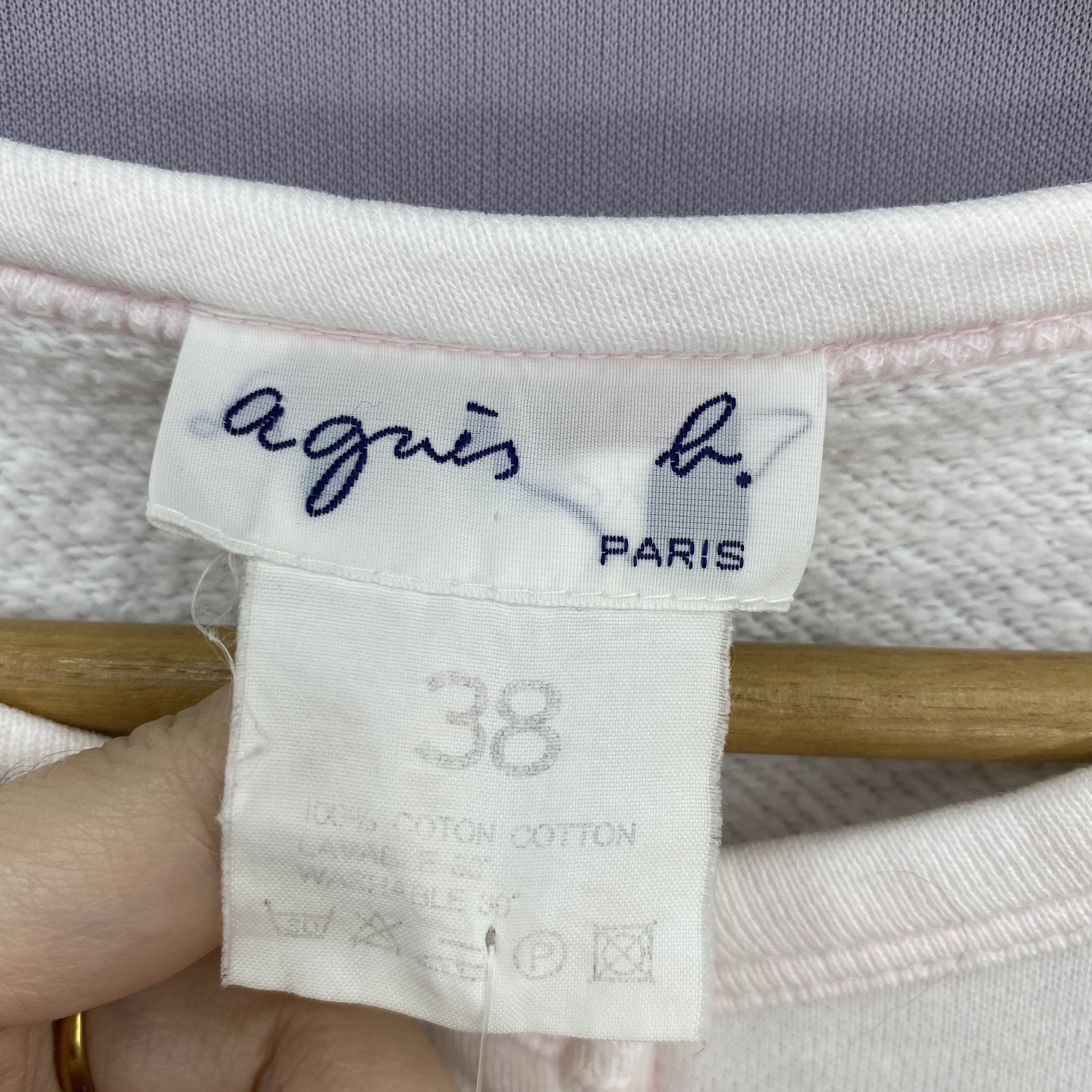agnes b. Vintage Y2K Agnes B Cardigan Sweatshirt Cotton Jumper Size US L / EU 52-54 / 3 - 6 Thumbnail