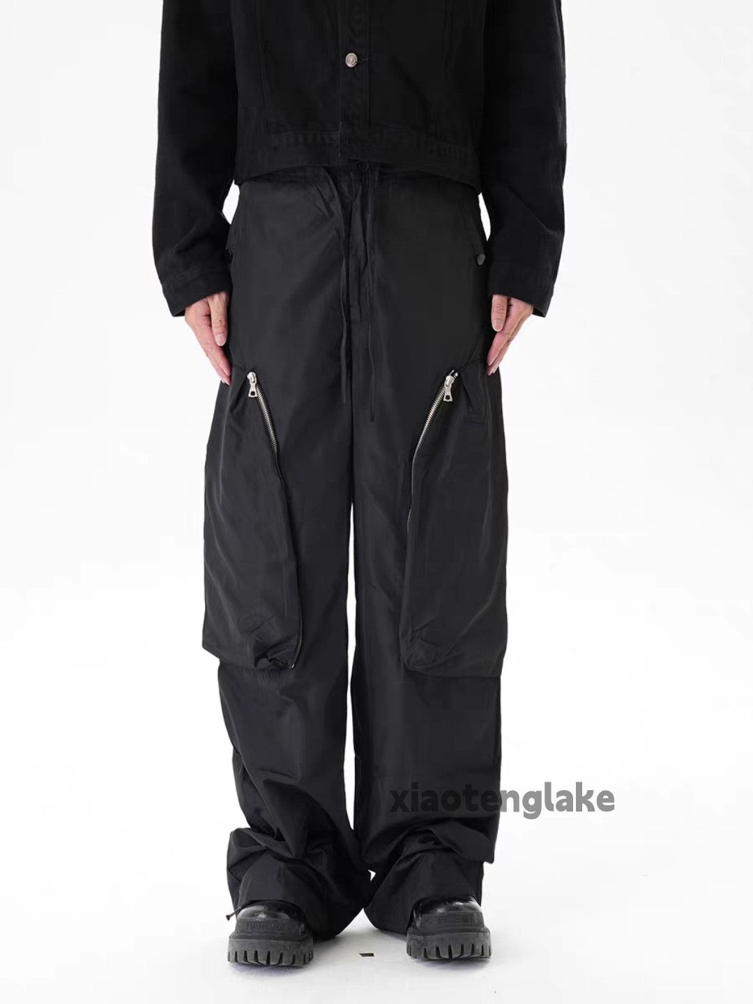 xtl zipper utility punk yuppie grunge hiphop cargo pants