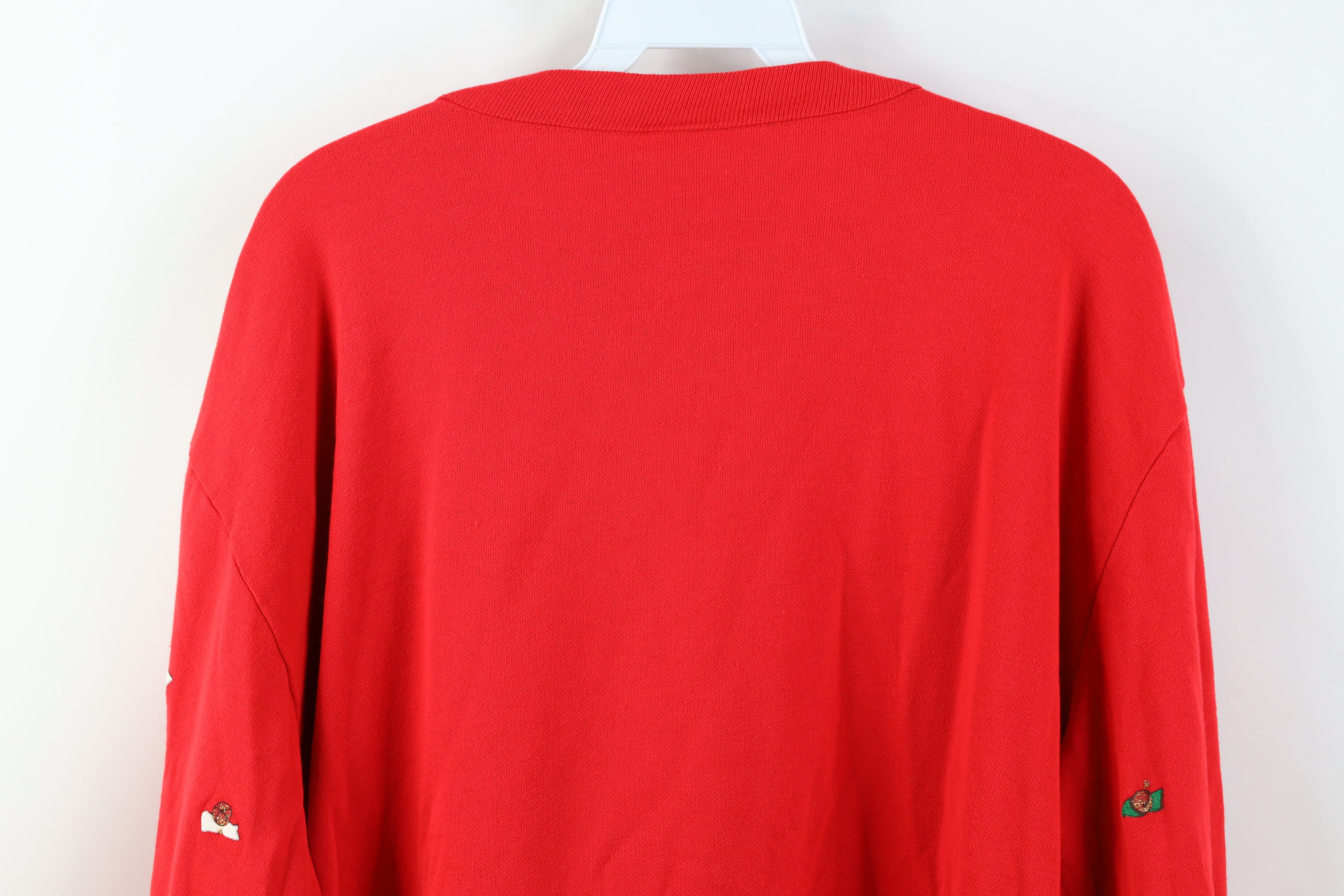 Vintage Vintage 90s Streetwear Christmas Bear Stockings Sweatshirt Size XL / US 12-14 / IT 48-50 - 10 Thumbnail