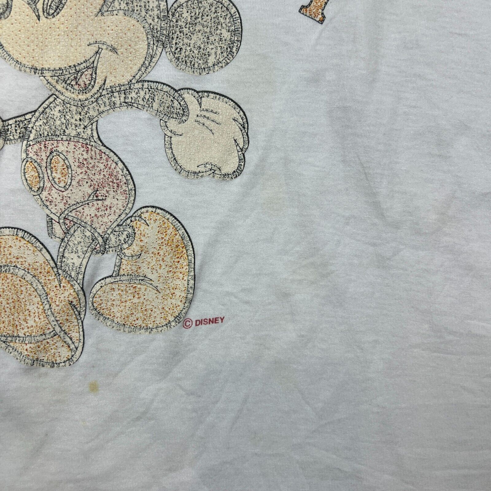 Disney × Mickey Mouse × Vintage Vintage 90s Disney Medium Mickey Mouse Cartoon Movie Tee Size US M / EU 48-50 / 2 - 5 Thumbnail