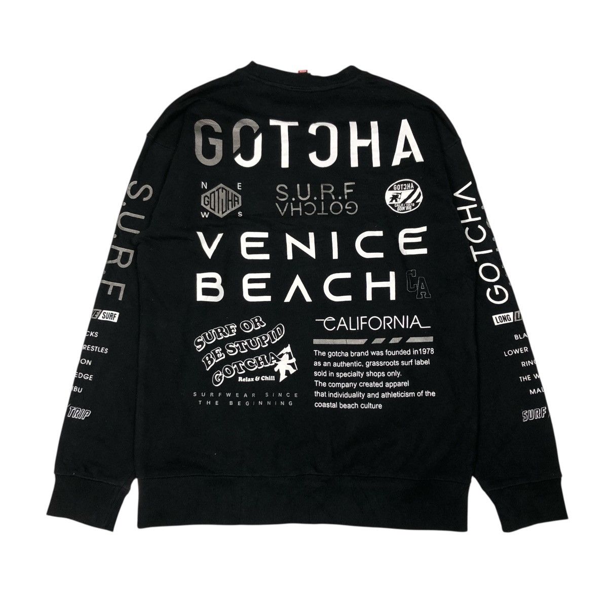 Gotcha 📌Full Print Sweatshirt Crewneck Gotcha Over Print Punk Size US M / EU 48-50 / 2 - 1 Thumbnail