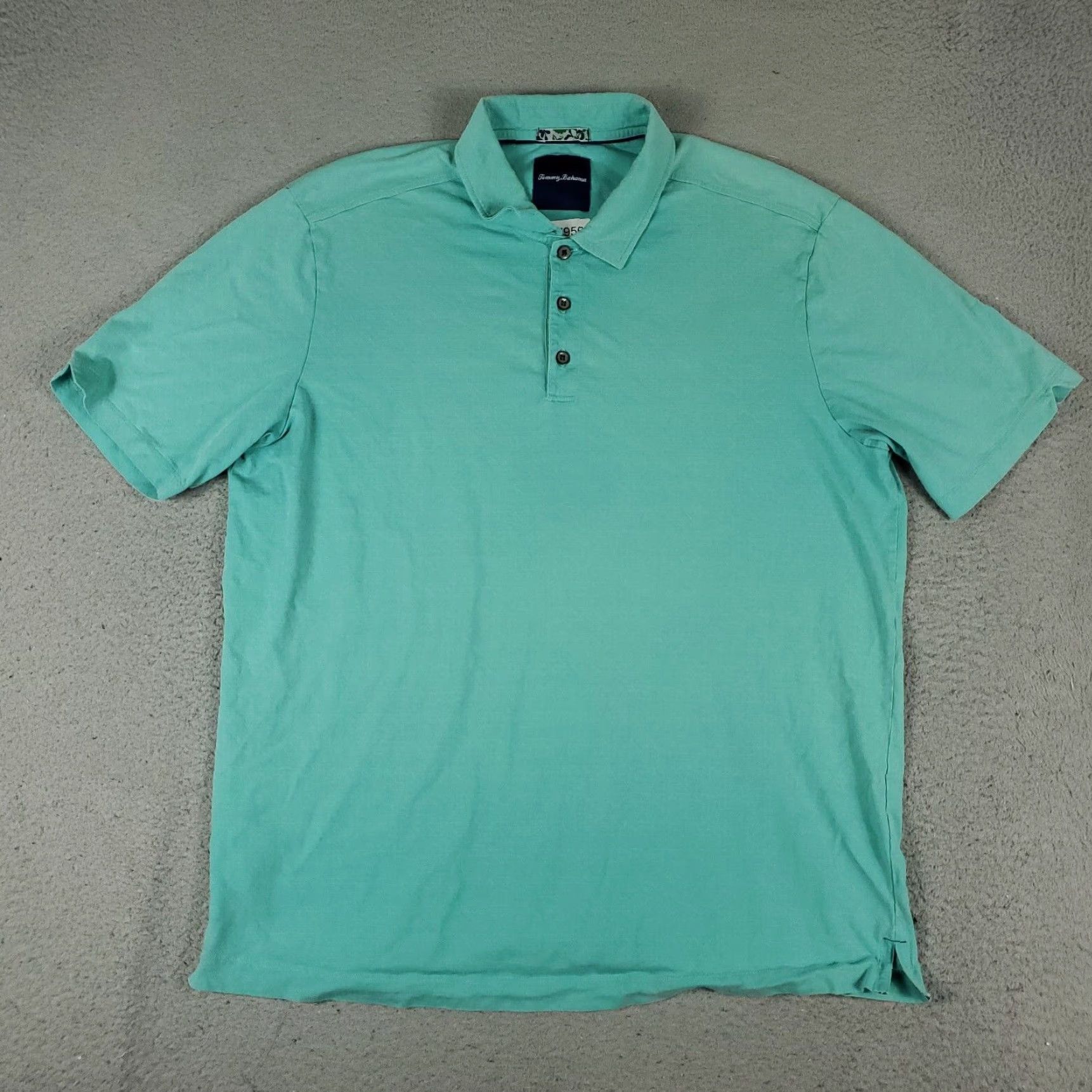 Tommy Bahama Tommy Bahama Polo Shirt Mens Medium Blue Cotton Blend Casual Short Sleeve Sports Size US M / EU 48-50 / 2 - 2 Thumbnail