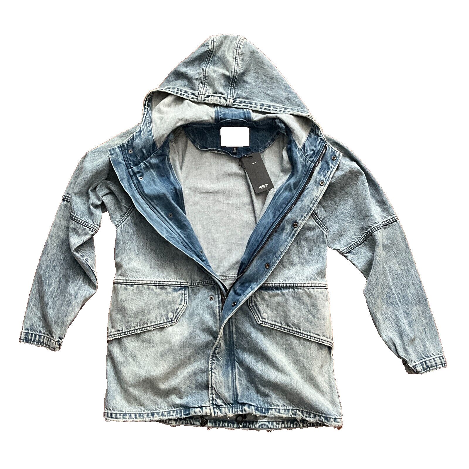 Hudson New wTags Hudson Denim Utility Coat Parka Jacket Med- Large Size US M / EU 48-50 / 2 - 3 Thumbnail