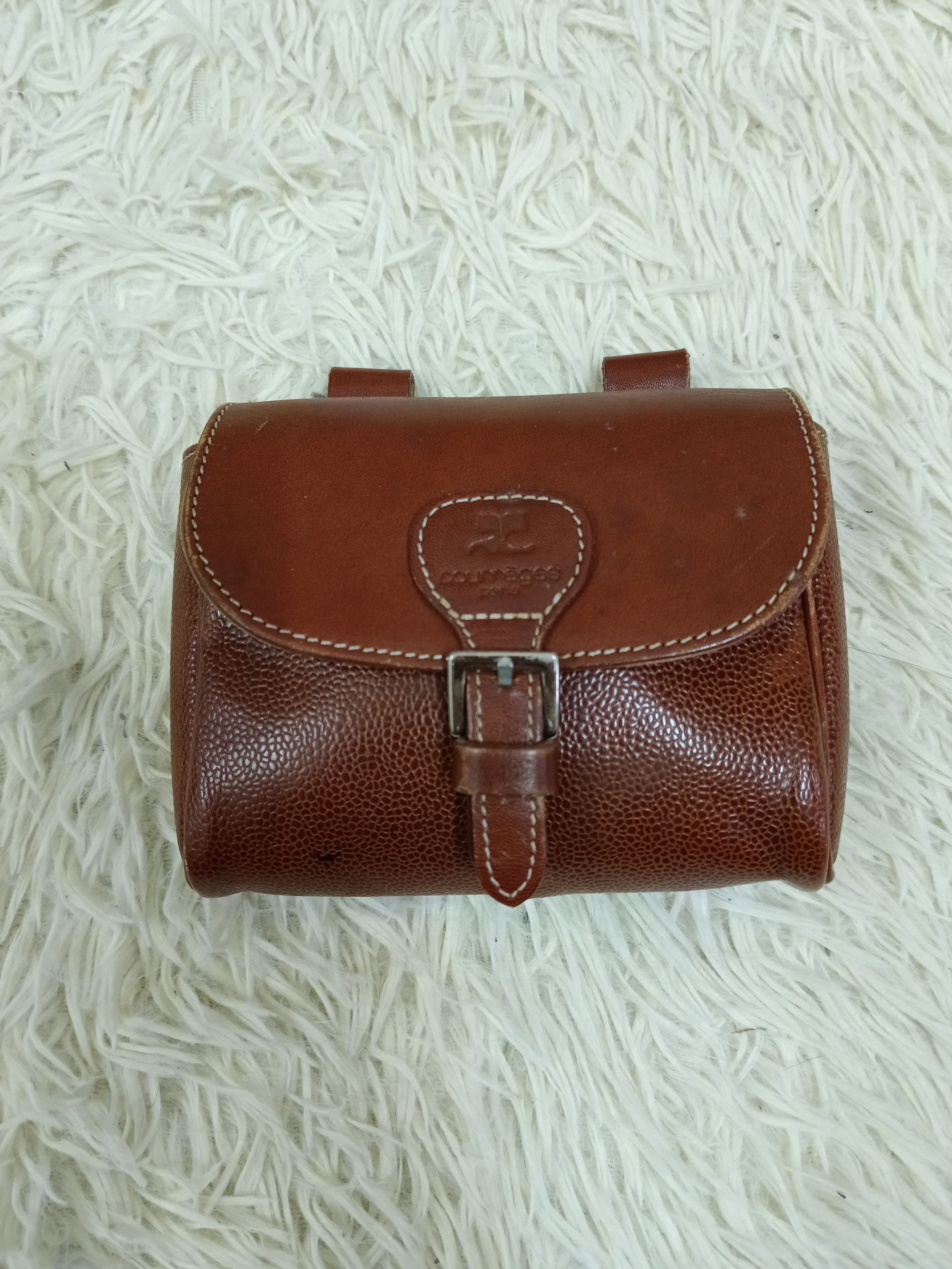 Courreges COURREGES LEATHER POUCH Size ONE SIZE - 2 Thumbnail