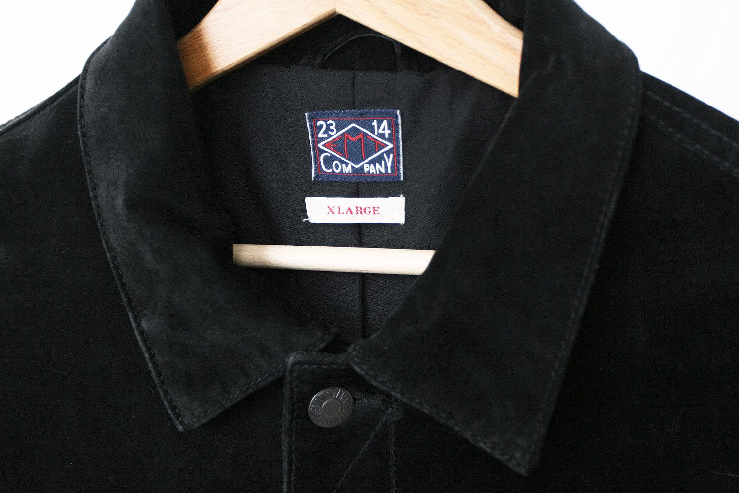Emmett Emmett Black Suede Leather Genuine Trucker Jacket type 3 Size US XL / EU 56 / 4 - 7 Thumbnail