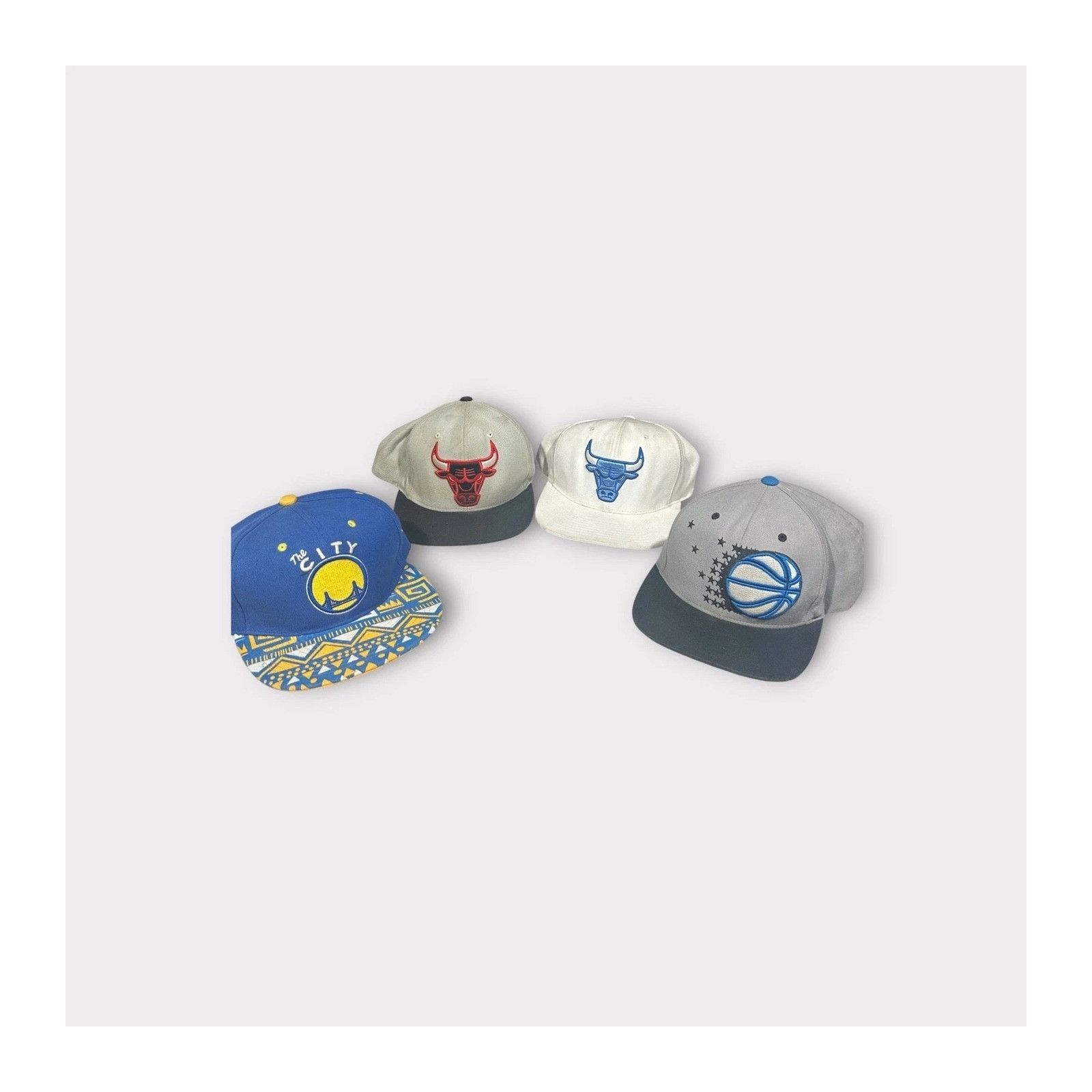 Mitchell & Ness Lot of 10 NBA Snapback Hats Sports Caps Mitchell & Ness Rese Size ONE SIZE - 2 Thumbnail
