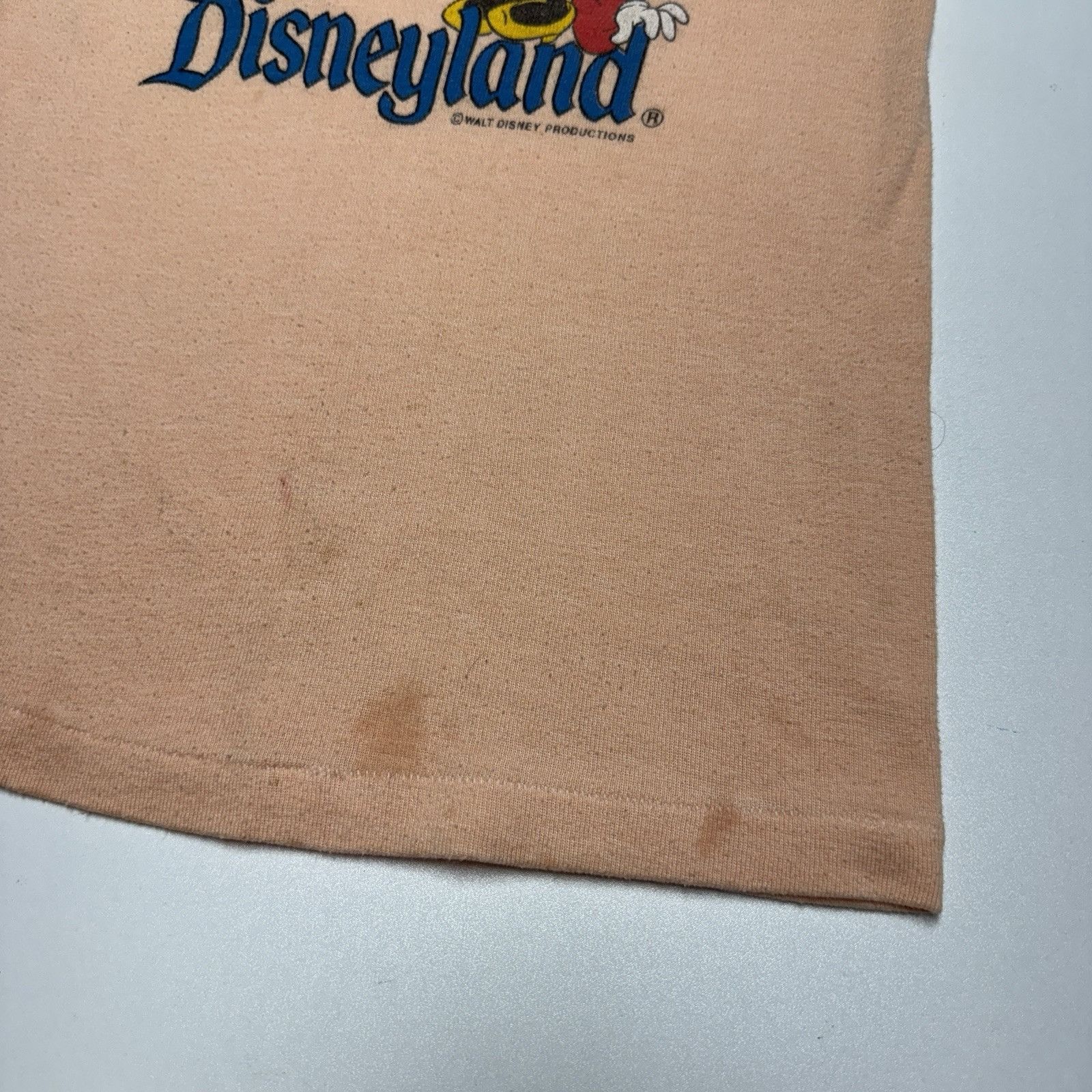 Disney Vintage 70s Disneyland Womens T Shirt Medium 14x21 "Baby T" Size M / US 6-8 / IT 42-44 - 6 Thumbnail