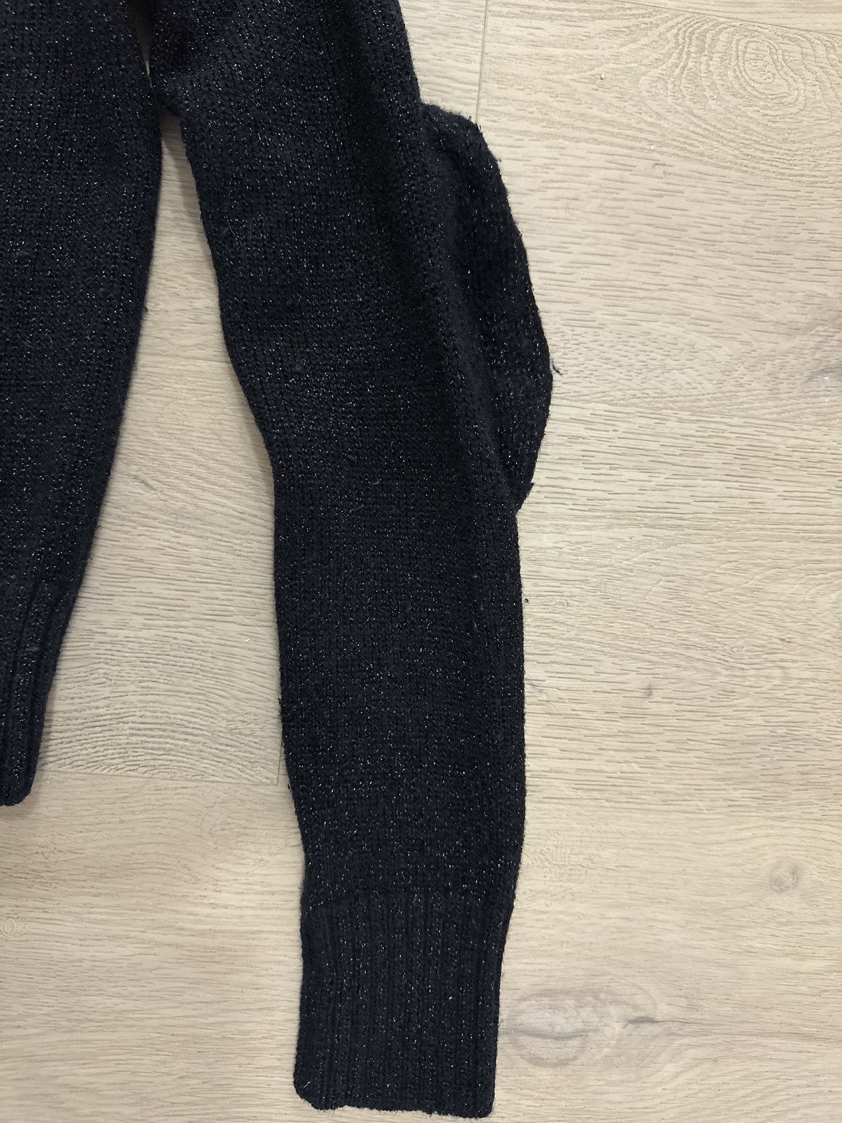 Maison Margiela 1999 fall lurex navy sweater Size M / US 6-8 / IT 42-44 - 5 Thumbnail