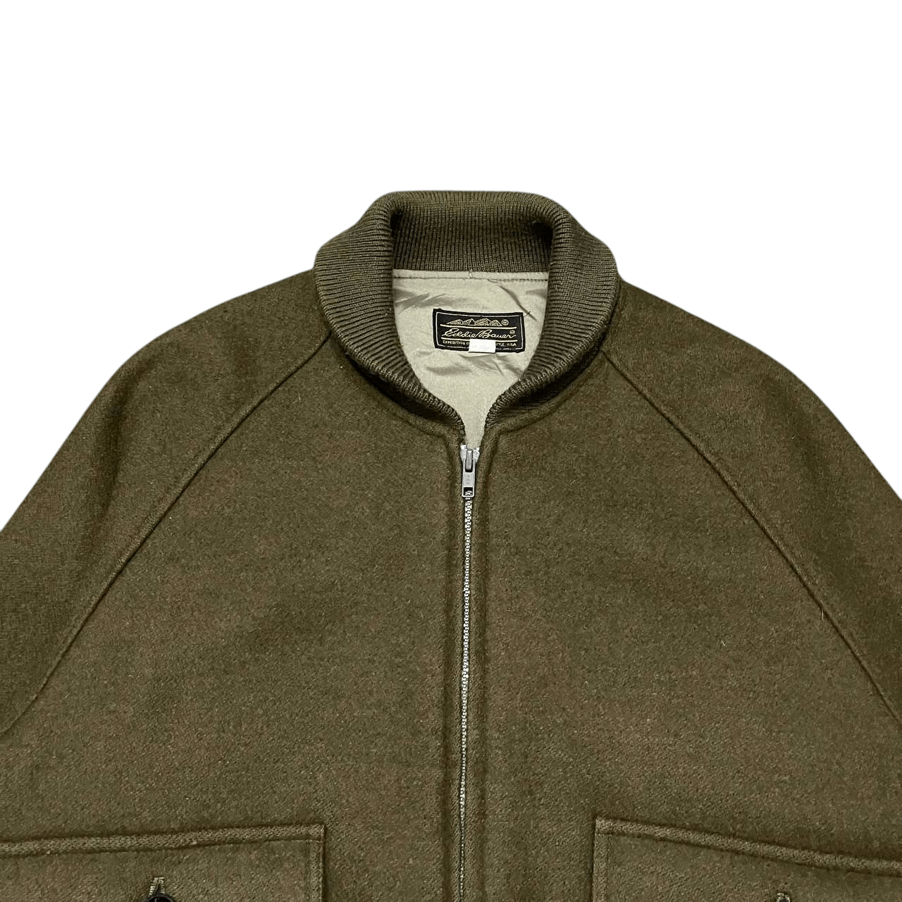 Eddie Bauer Vintage Eddie Bauer Expedition Outfitter Wool Bomber Jacket Size US M / EU 48-50 / 2 - 2 Thumbnail