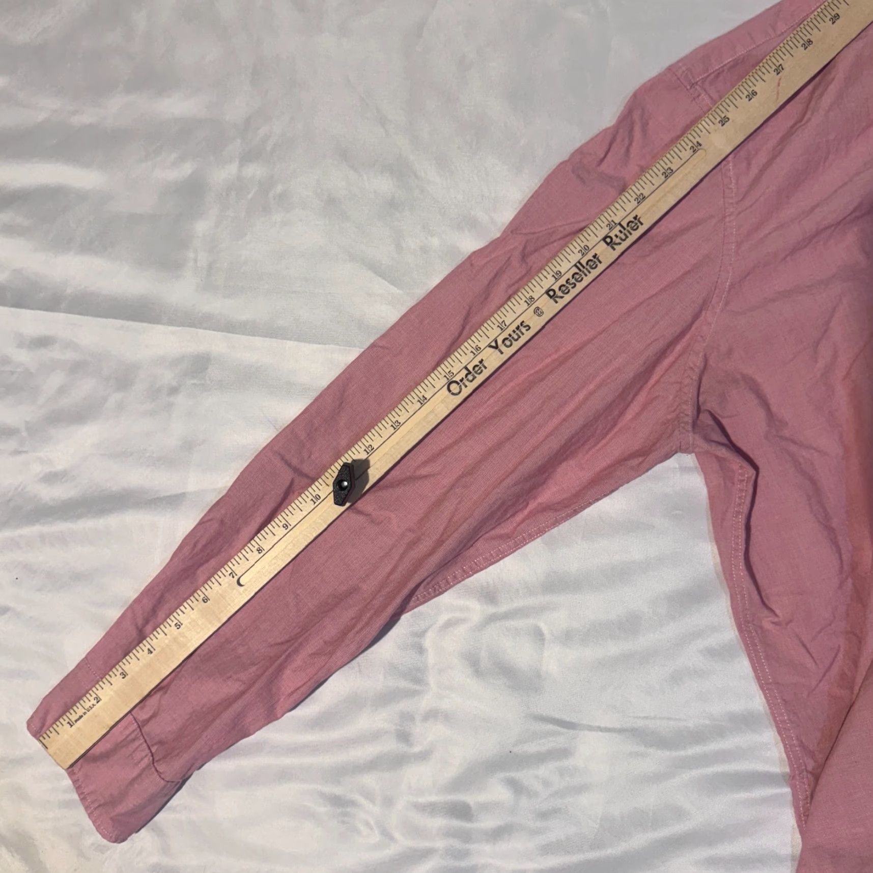 American Eagle Outfitters American Eagle Outfitters Pink Button-Up Shirt 2XL Long Sleeve Front Pocket Button-Down Collar Mens Casual Business Party/Cocktail Shirt Size US XXL / EU 58 / 5 - 6 Thumbnail