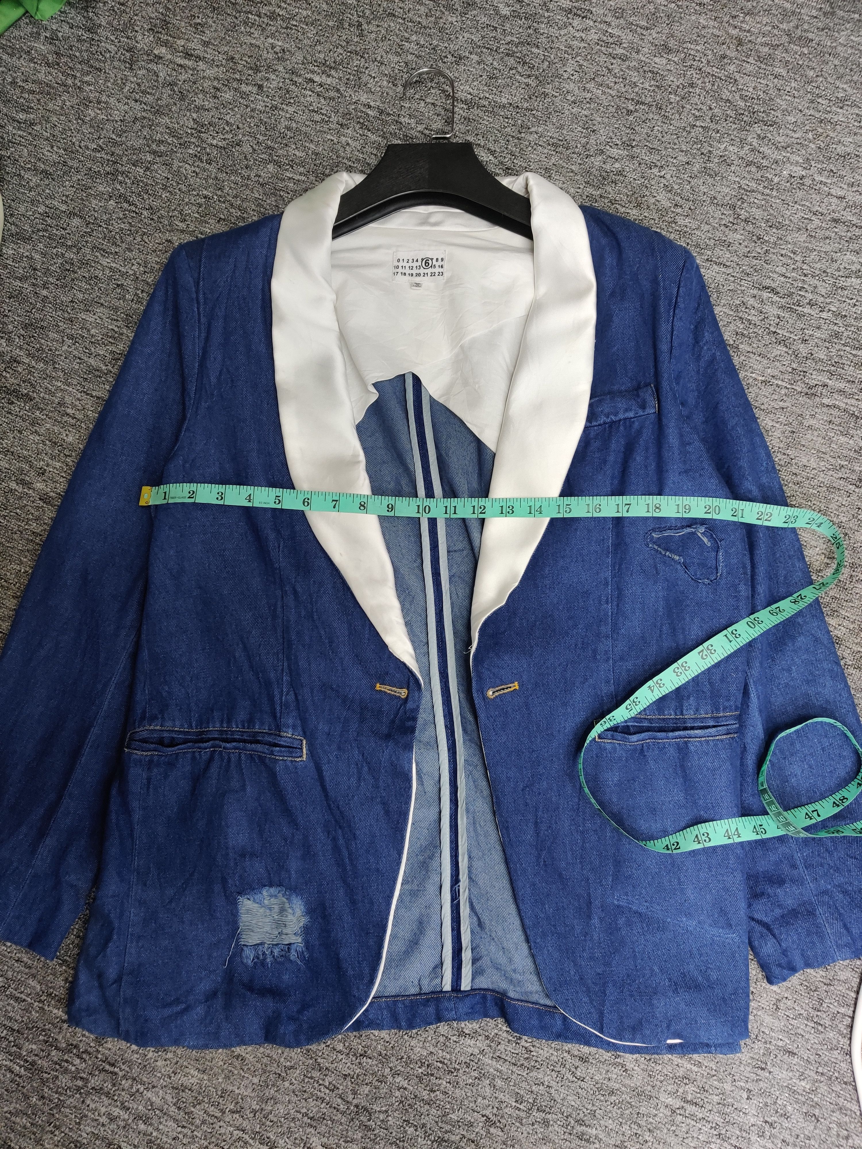 Maison Margiela Maison Margiela MM6 Denim Blazer Jacket Size US M / EU 48-50 / 2 - 16 Thumbnail