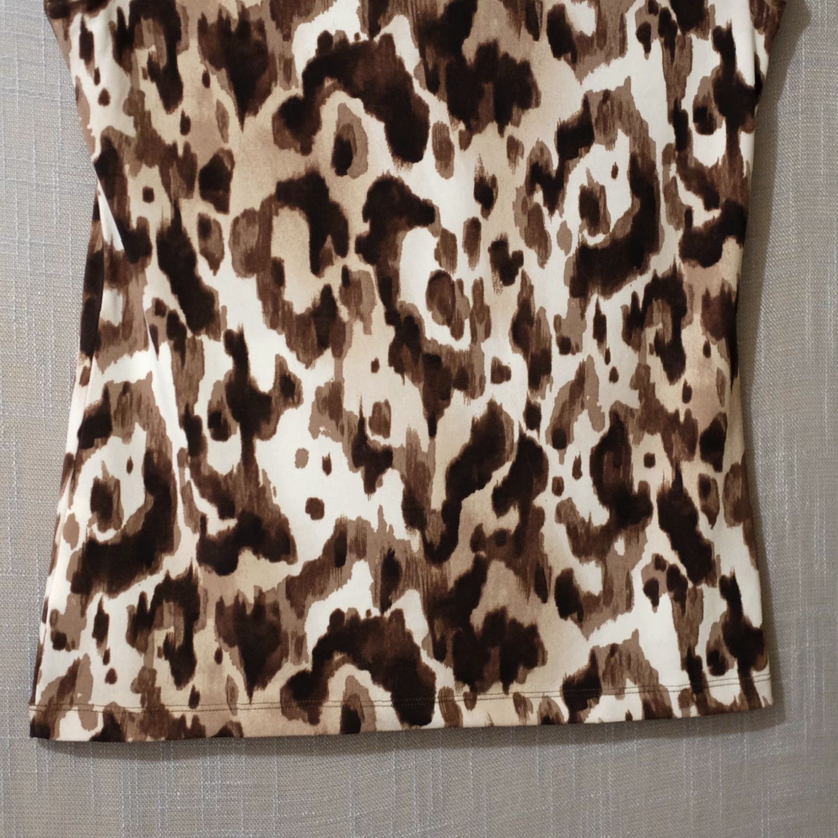 Vintage Jones Wear Blouse Cowl Neck Cream/Beige/Brown Women's S Shirt Size S / US 4 / IT 40 - 6 Thumbnail