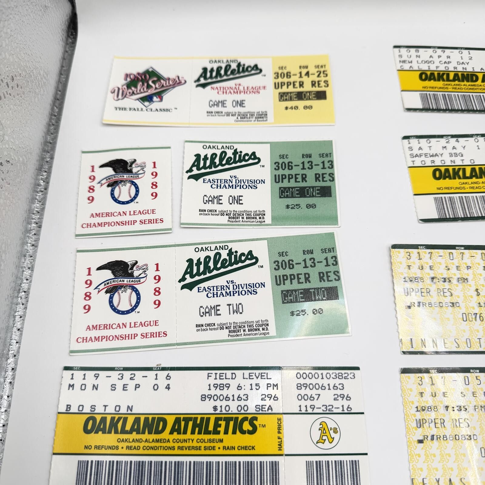 Other MLB Season Tickets Oakland A's Championship Vintage Size ONE SIZE - 2 Thumbnail