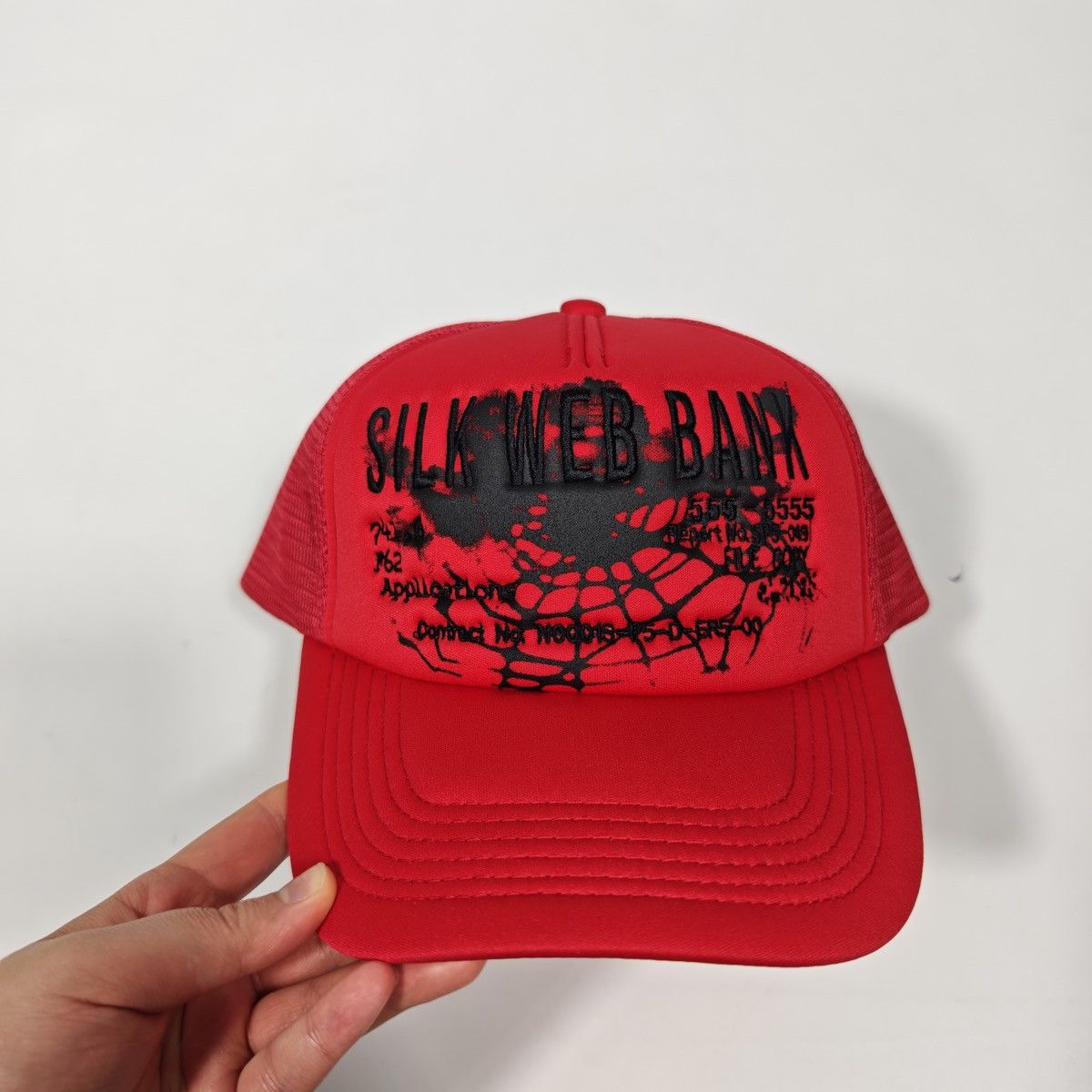 Sp5der Young thug X Sp5der Silk Web bank trucker hat Size ONE SIZE - 1 Thumbnail