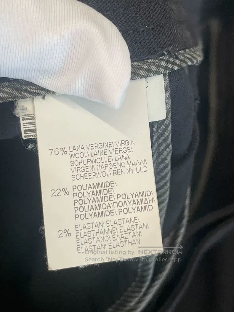 Brunello Cucinelli Brunello Cucinelli Black Beaded Wool Long Trousers Size 24" / US 00 / IT 34 - 6 Thumbnail