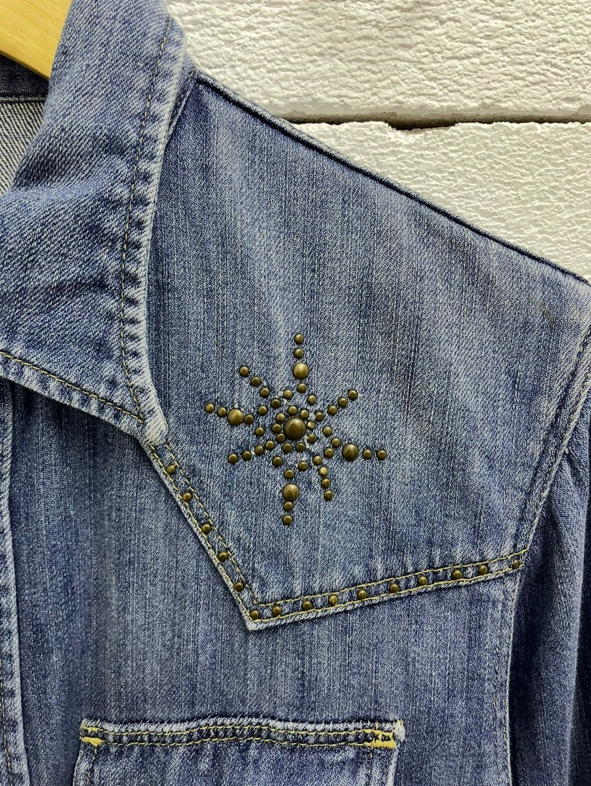 Eternal Eternal 🇯🇵 Western Denim Longsleeve Shirt with Nice Studded Size US M / EU 48-50 / 2 - 6 Thumbnail
