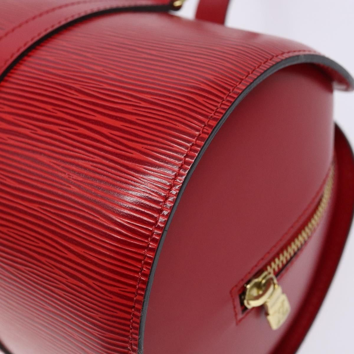 Louis Vuitton LOUIS VUITTON Epi Soufflot Hand Bag Red M52227 Size ONE SIZE - 16 Thumbnail